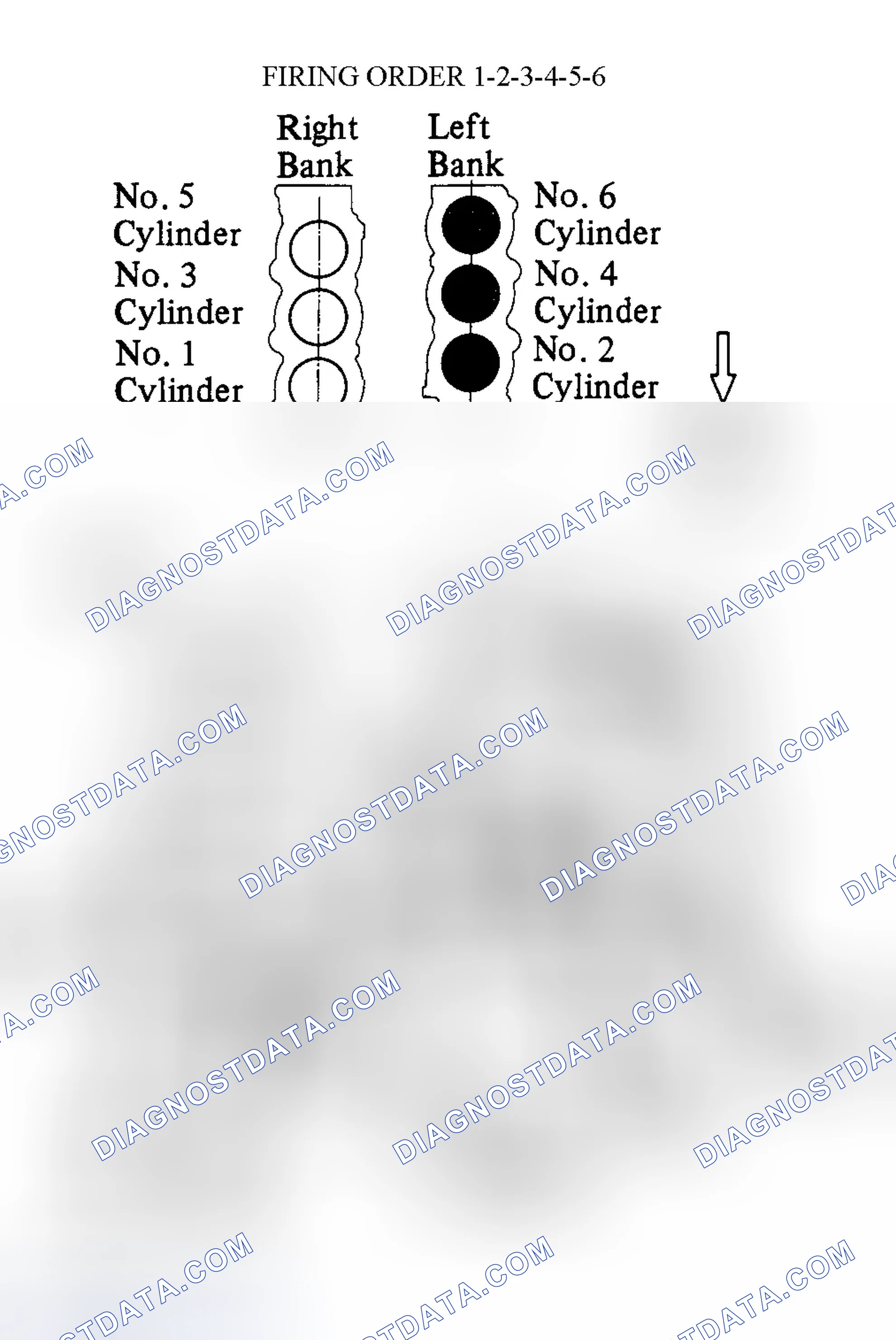 Scheme 6: Spark Plug Wire Routing (Tacoma 3.4L, Tundra 3.4L & 4Runner 3.4L)