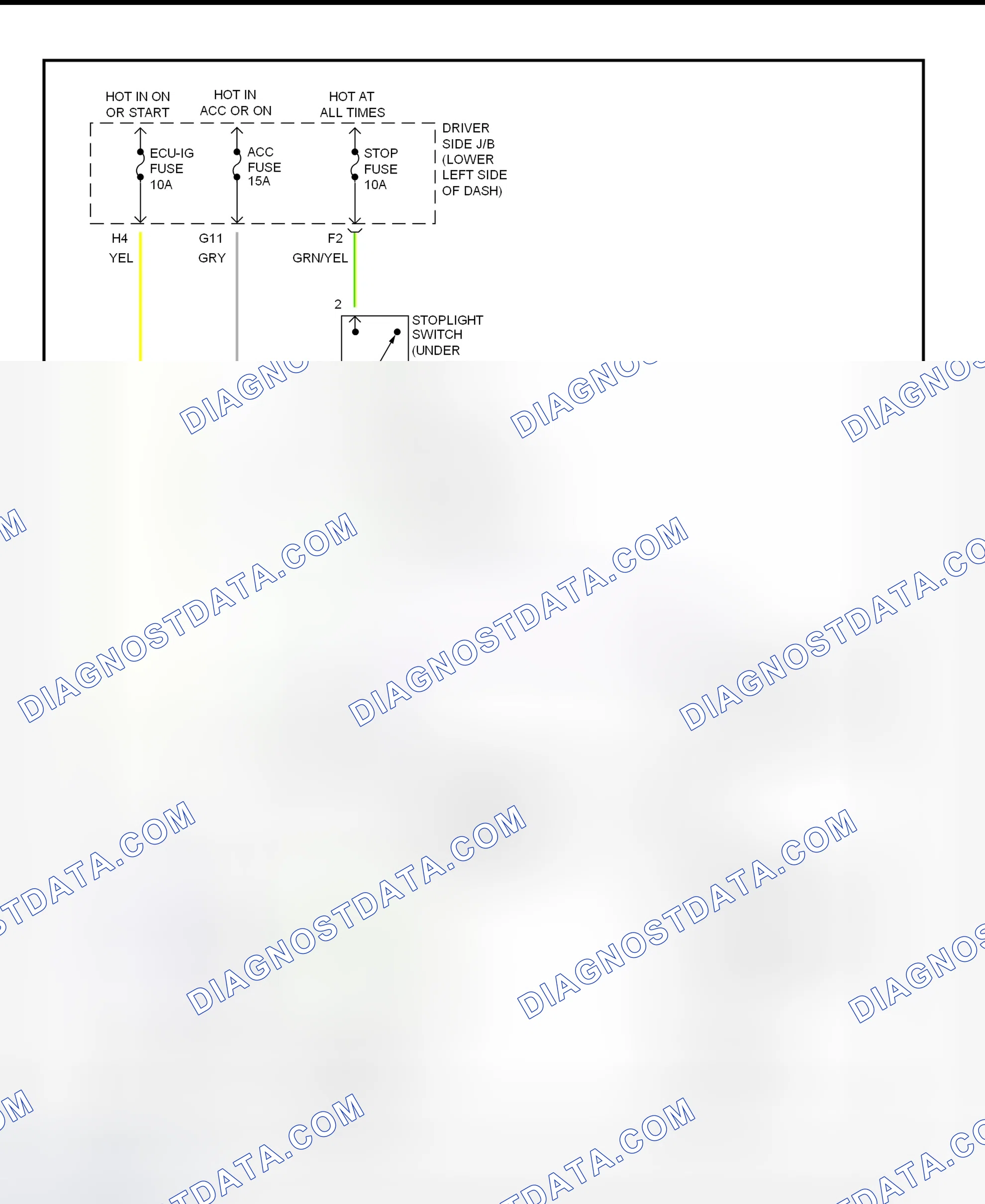 Scheme 328: Shift Interlock System Wiring Diagram (2002 - Toyota 4Runner)