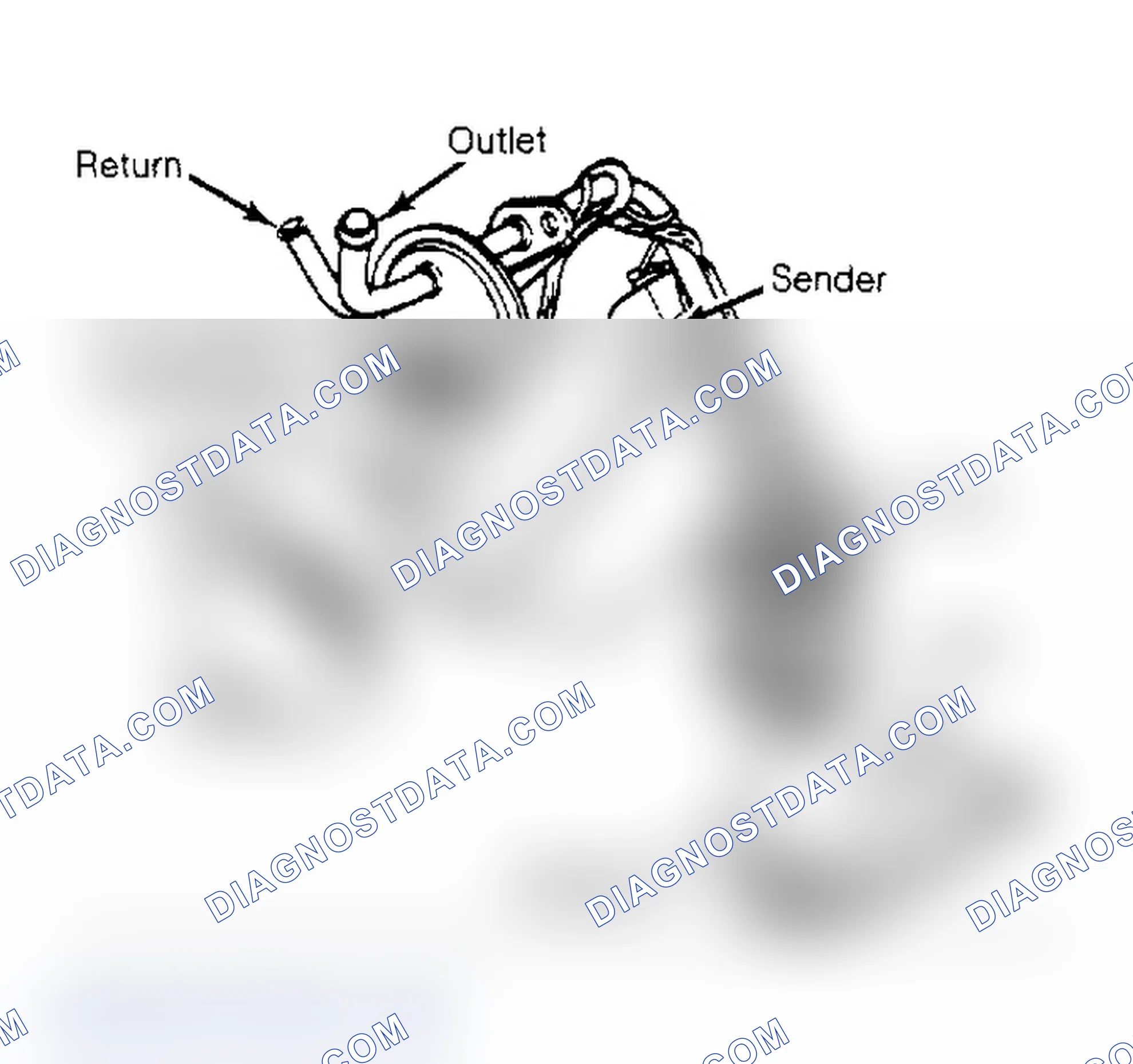 Fig. 2: Typical Electric Fuel Pump Installation In Fuel Tank