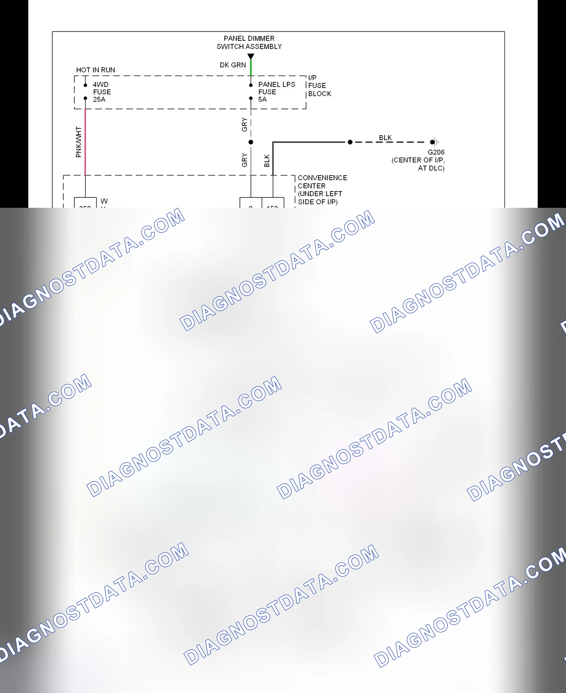 Scheme 9: Transfer Case Circuit (1994 Except K300)