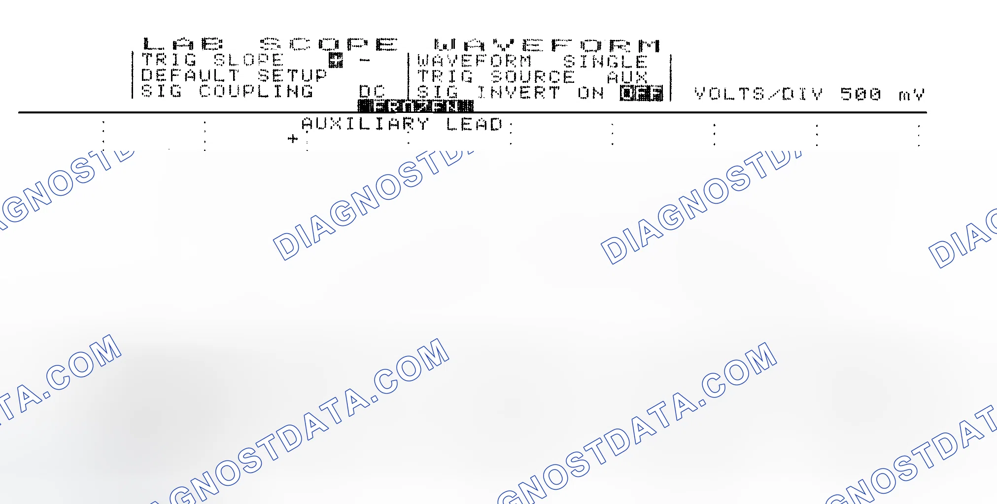 Scheme 14: Single Injector w/Excessive Current Flow - Current Pattern