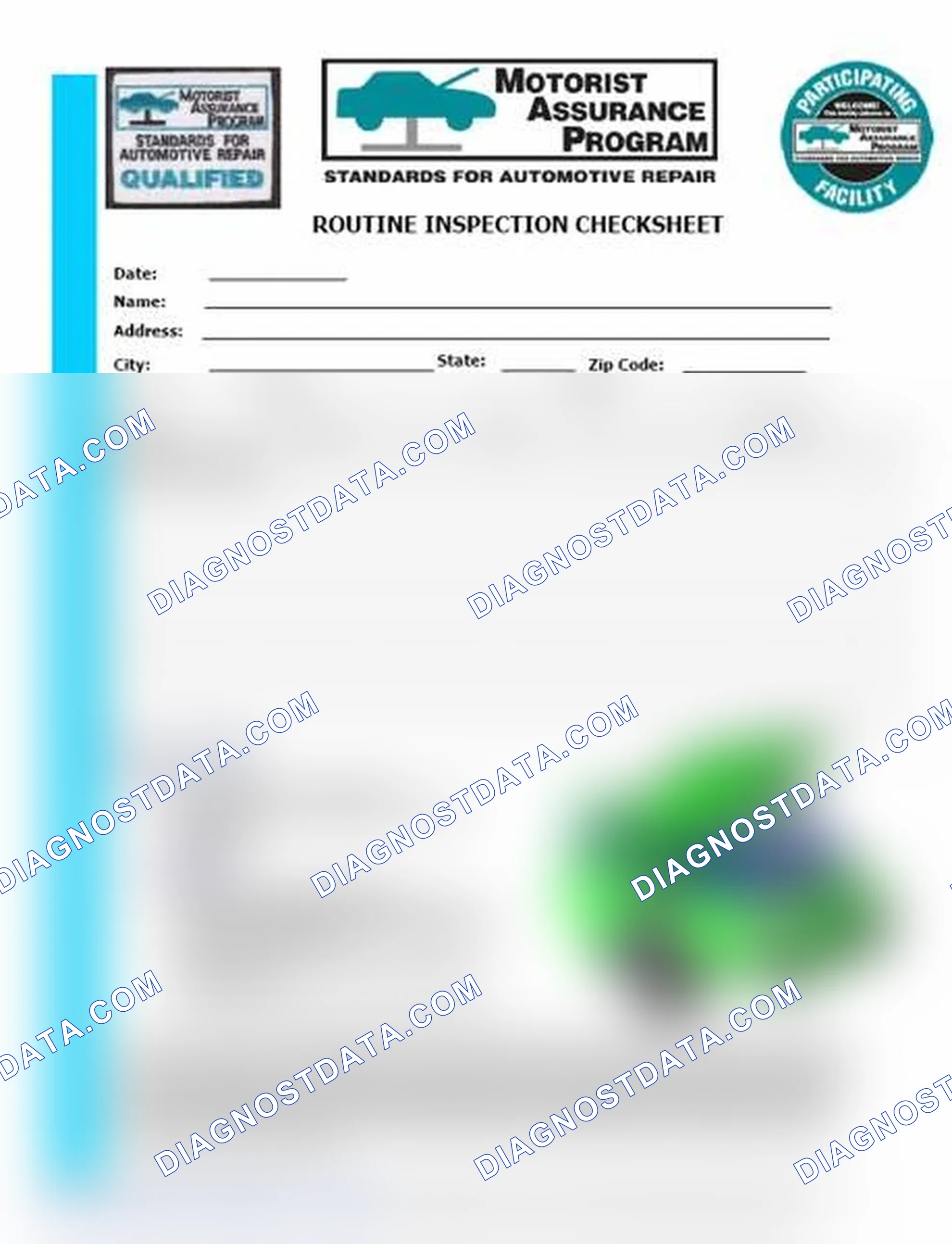 Scheme 26: Routine Inspection Checksheet (1 Of 2)