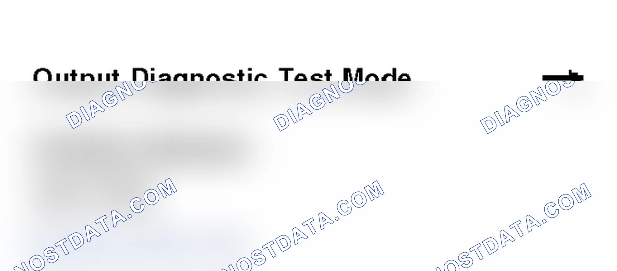 Scheme 14: VAG 1551 Scan Tool Display - Output Diagnostic Test Mode, Instrument Cluster (Analog Indicator)