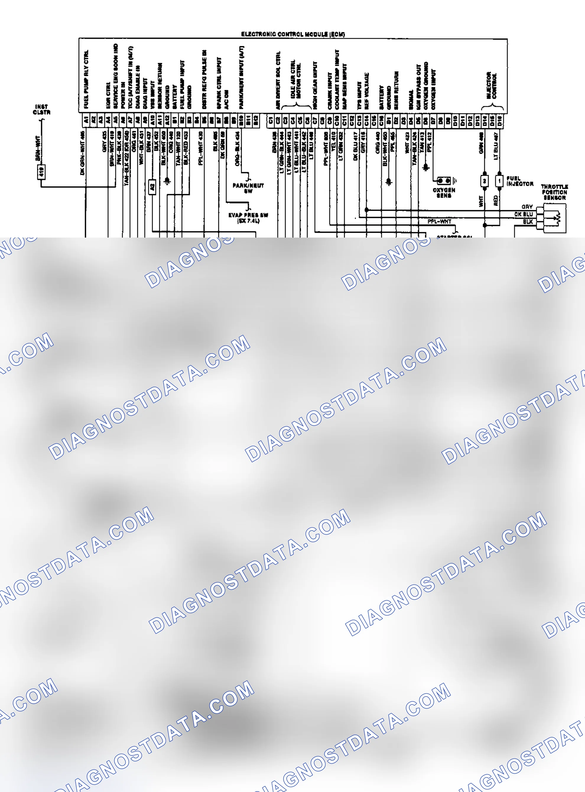 Scheme 5: "G" Series V6 & V8 Wiring Diagram