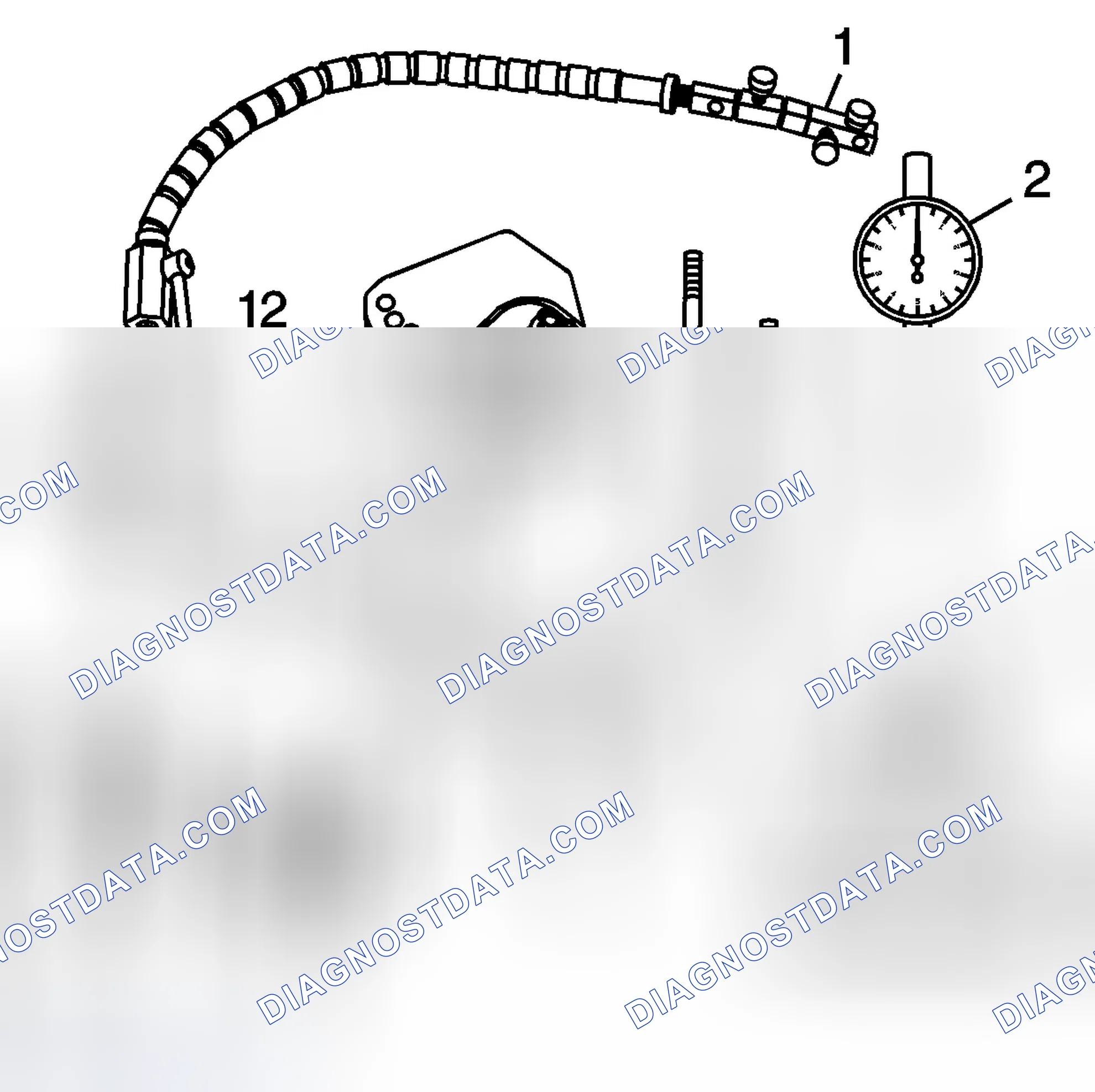 Scheme 617: Measuring Connecting Rod Bearing Clearance - Using J 43690/J 43690-100