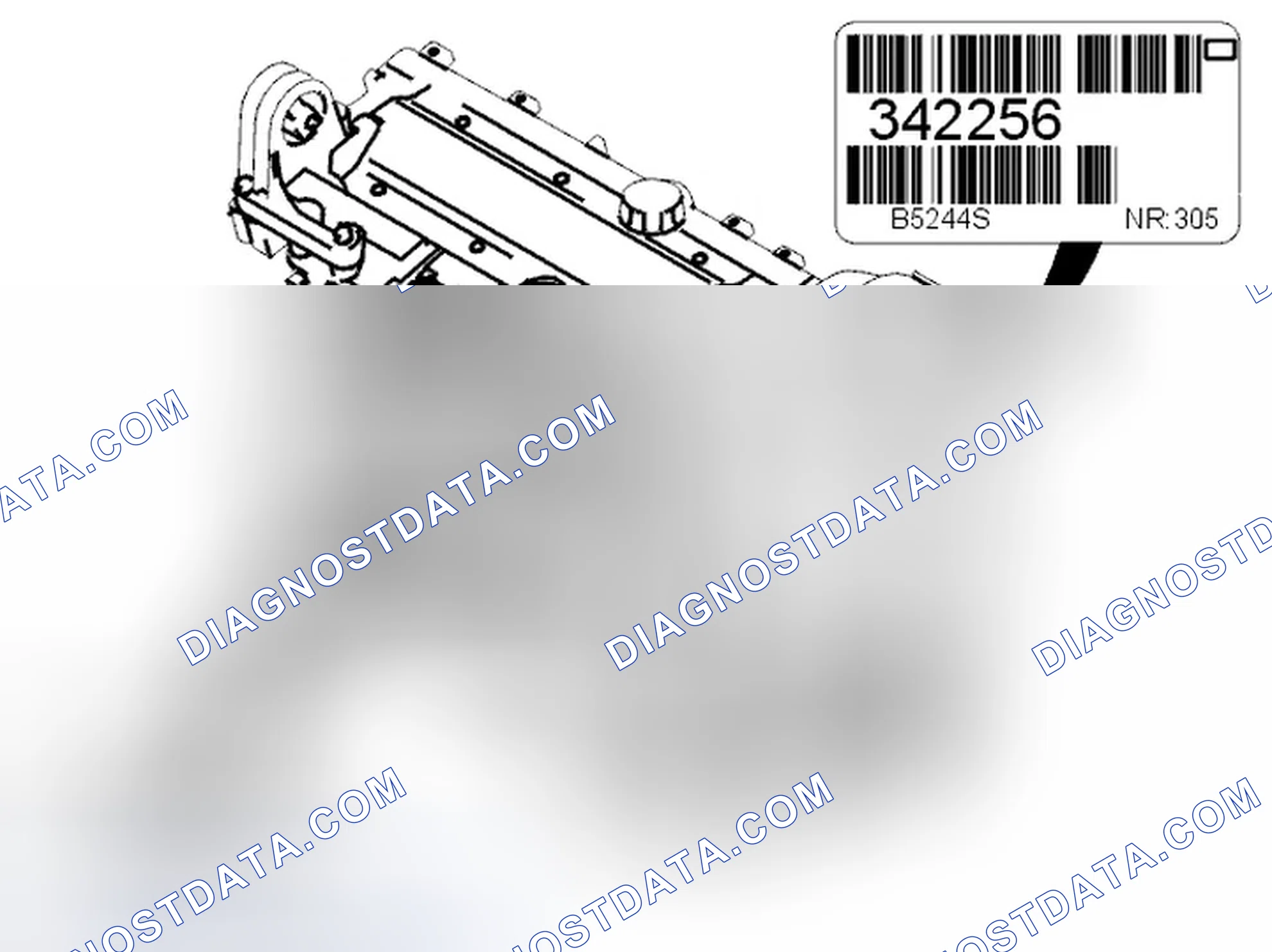 Scheme 261: Engine manufacture number, engine serial number and type