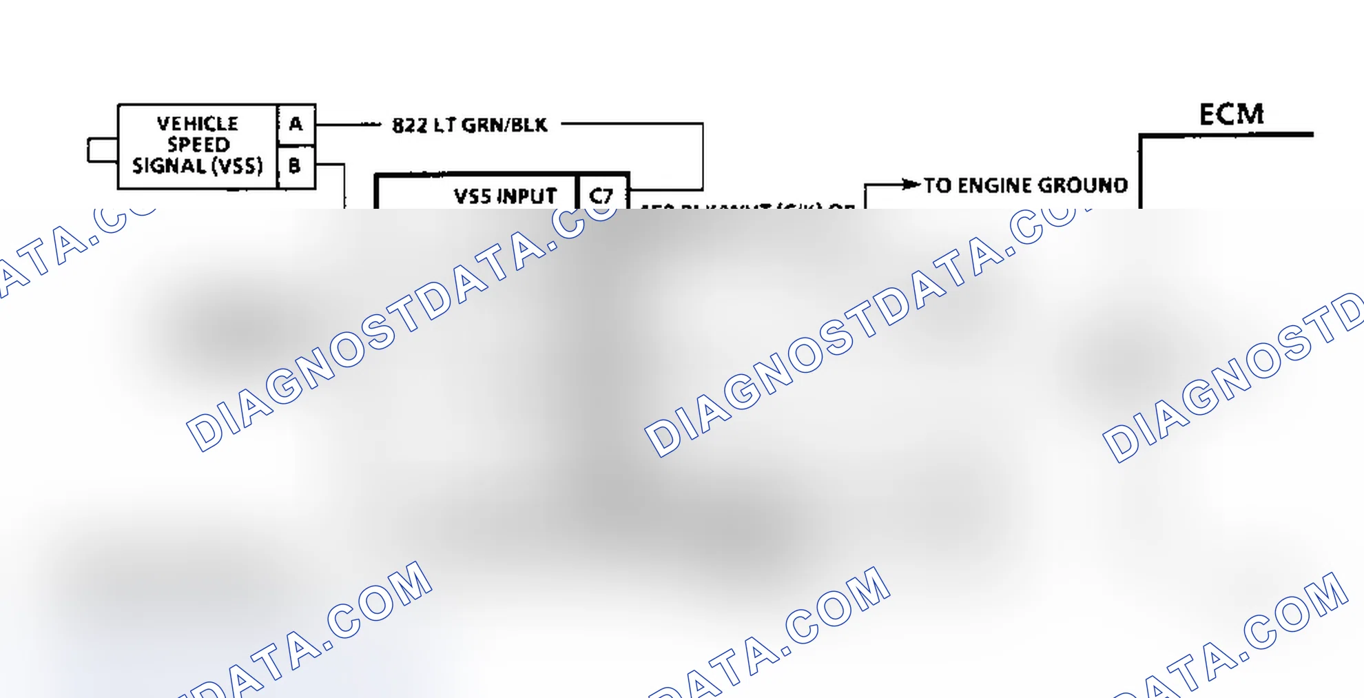 Scheme 210: CODE 24, VEHICLE SPEED SENSOR - 1992 EXCEPT 4L80-E TRANS.