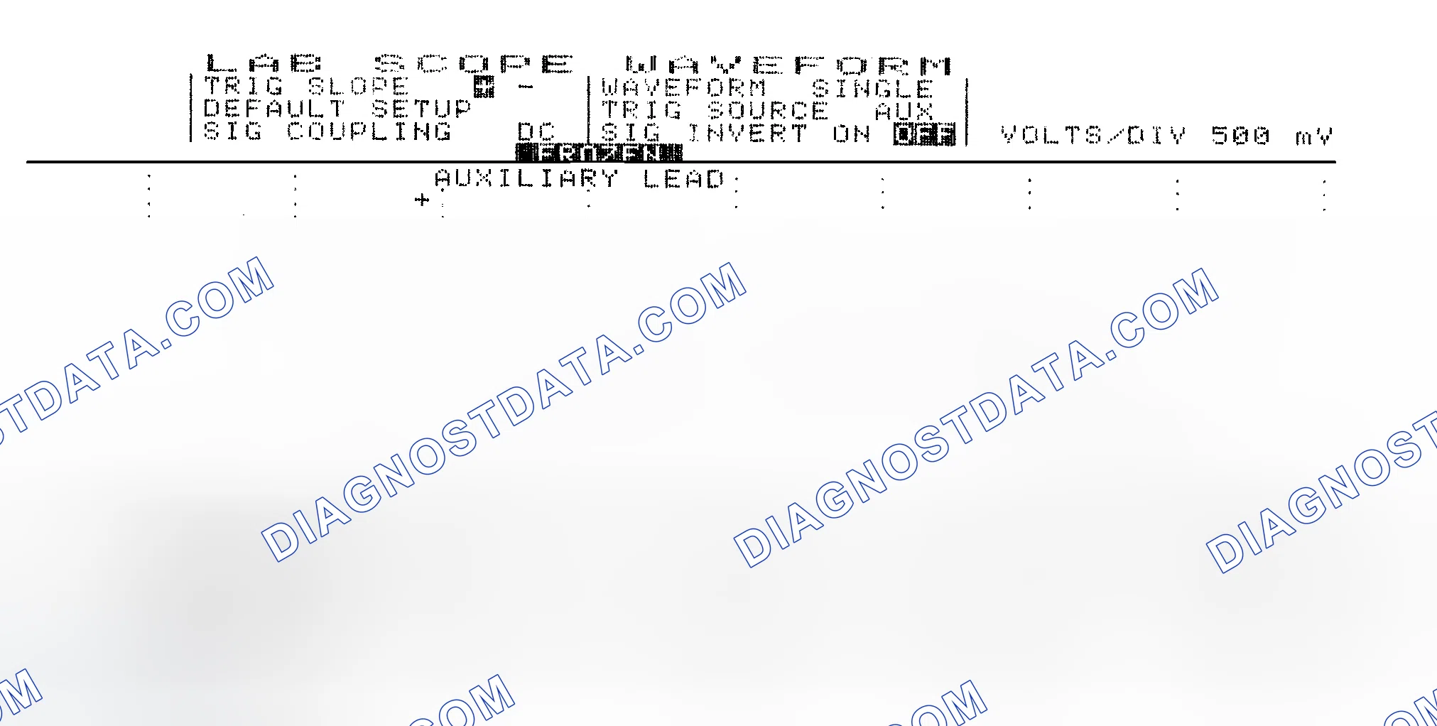 Scheme 14: Single Injector w/Excessive Current Flow - Current Pattern