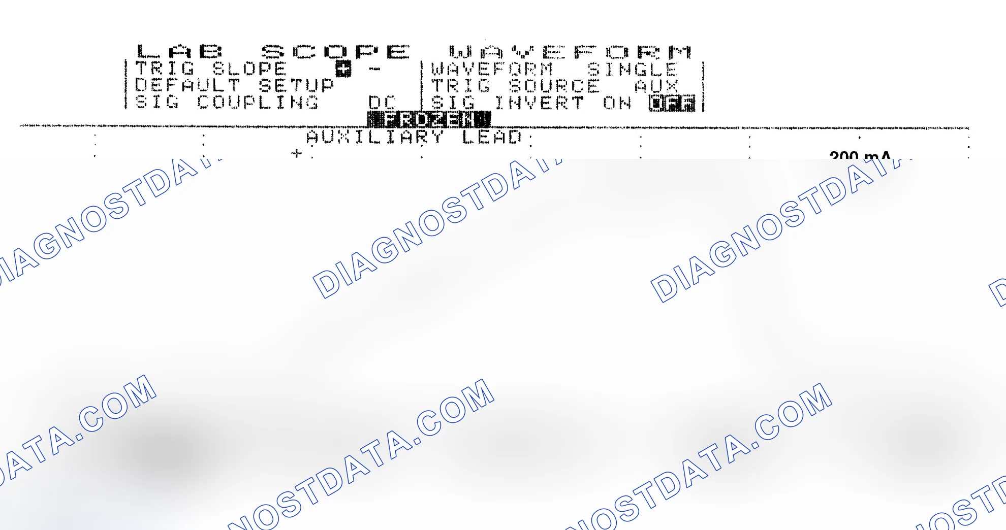 Scheme 13: Single Injector w/Normal Current Flow - Current Pattern