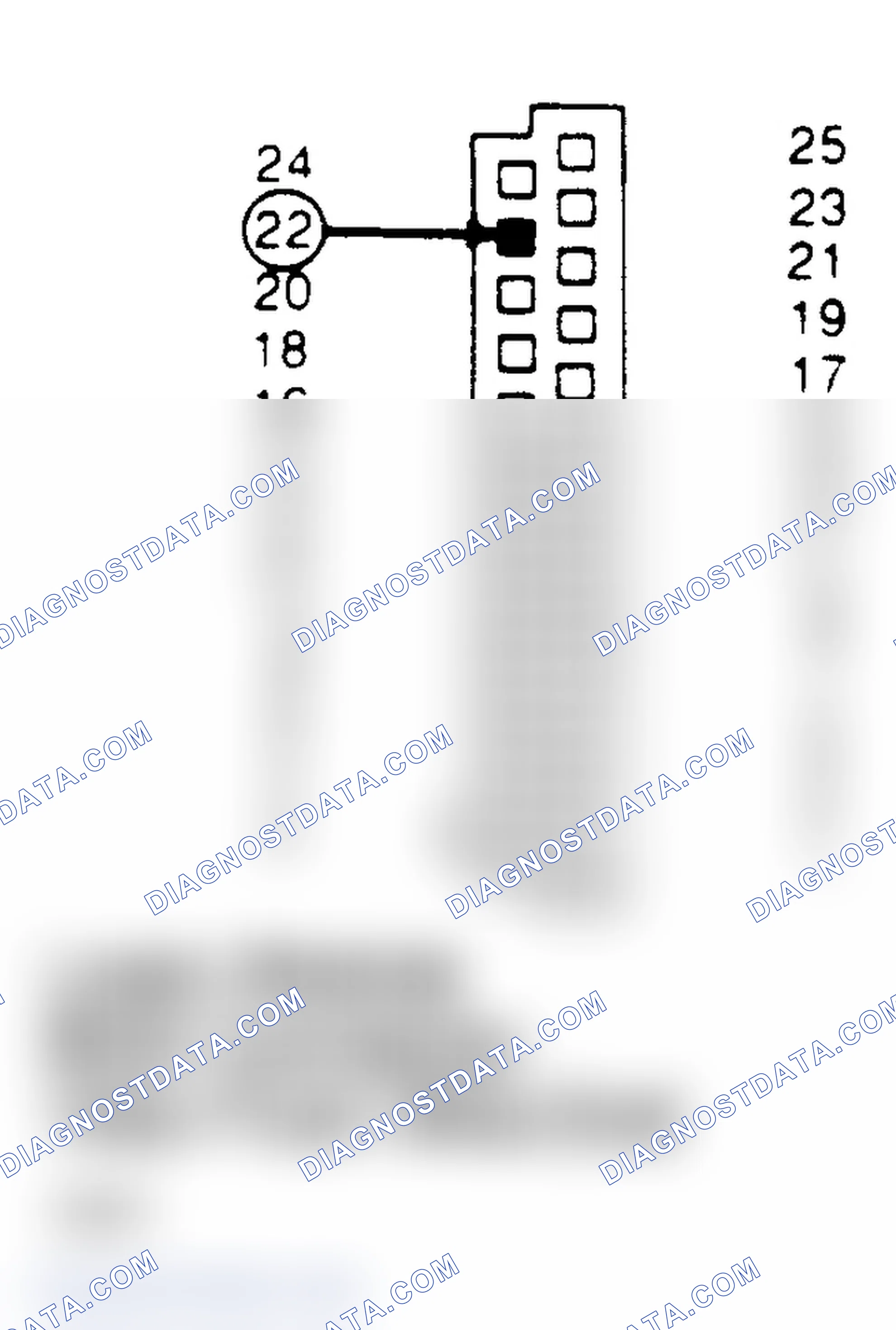 Scheme 133: Logic Module Blue Connector View From Wire End