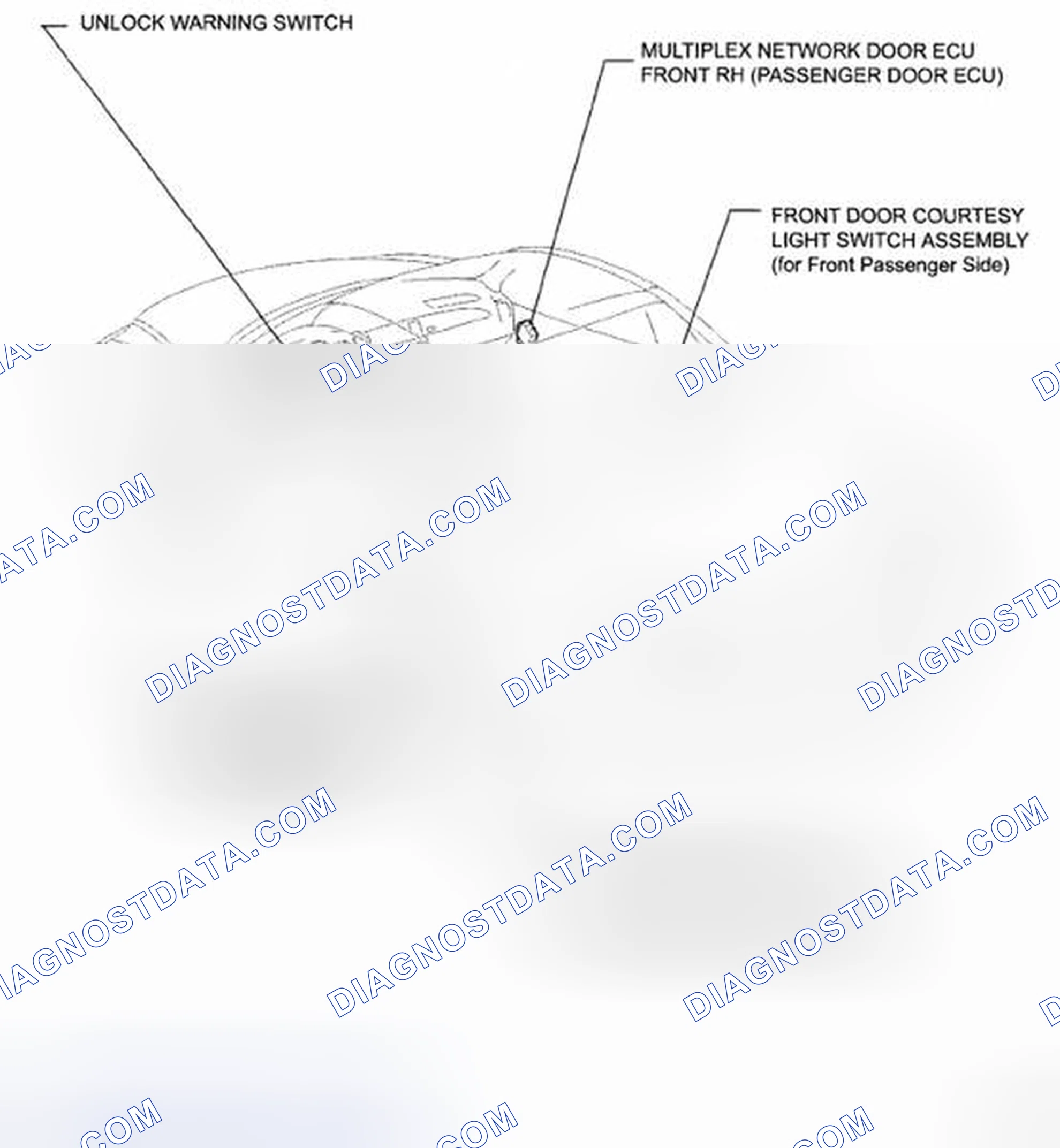 Fig. 3: Identifying Front Power Seat Control System Parts Location (3 Of 5)