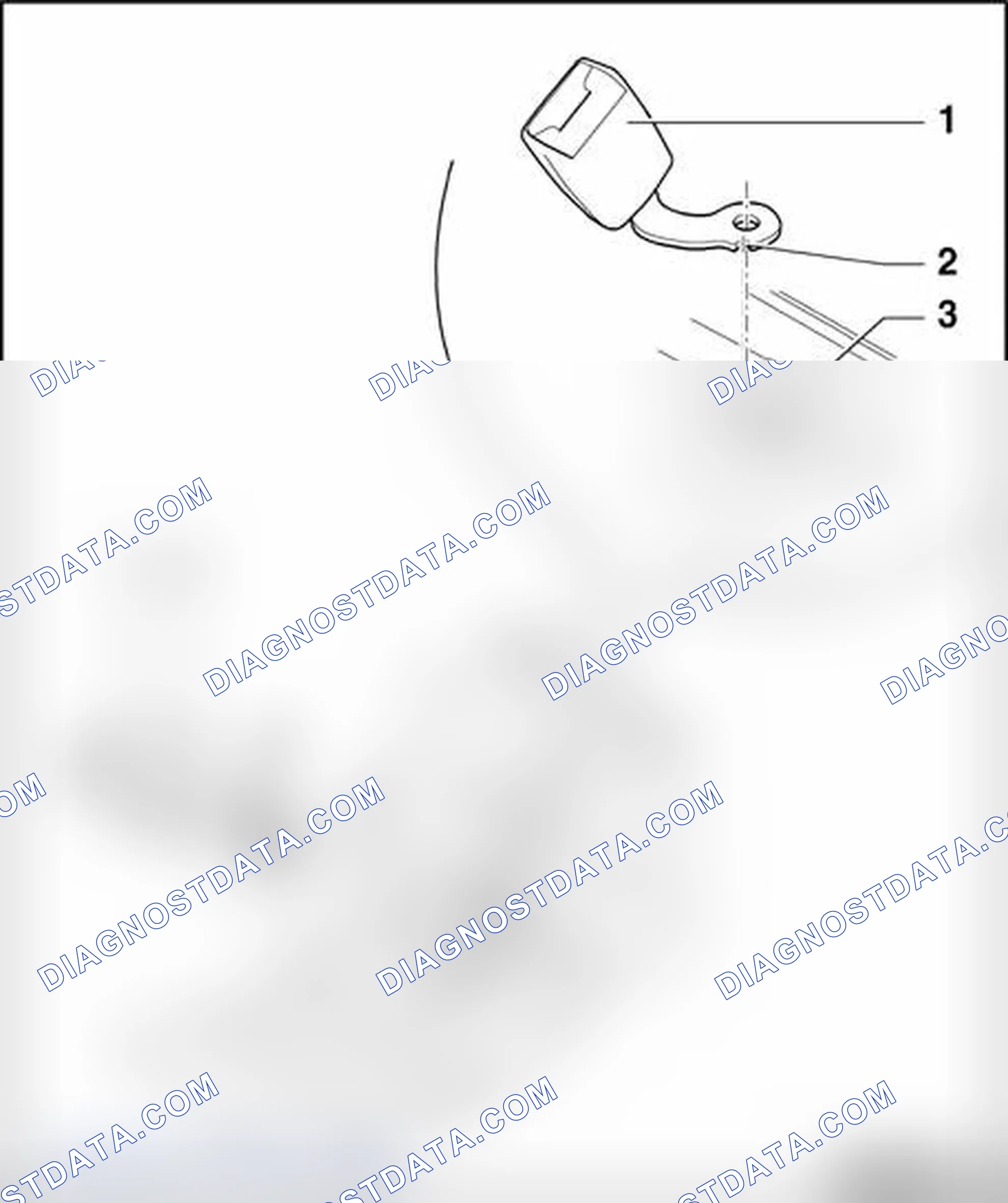 Scheme 84: Anchorage points for center floor panel, assembly overview