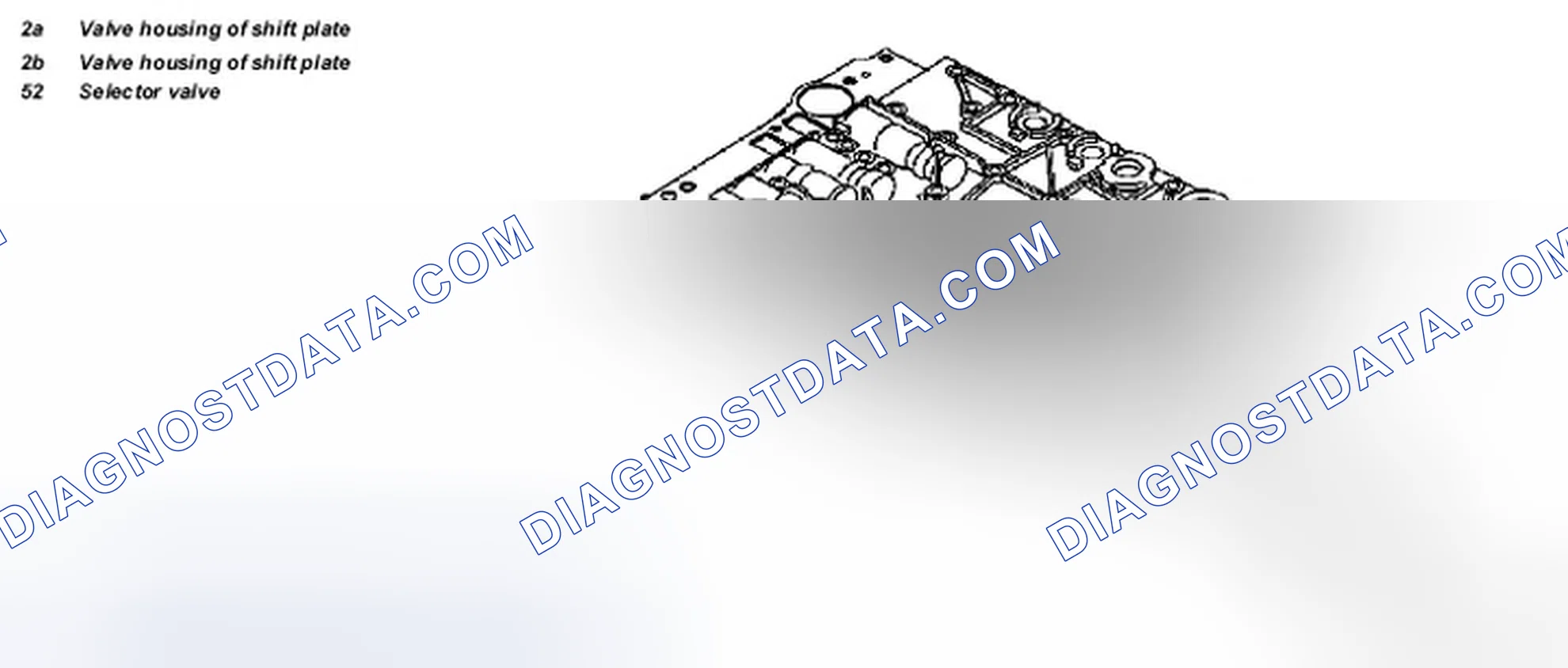 Scheme 82: Identifying Valve Housing Of Shift Plate, Selector Valve