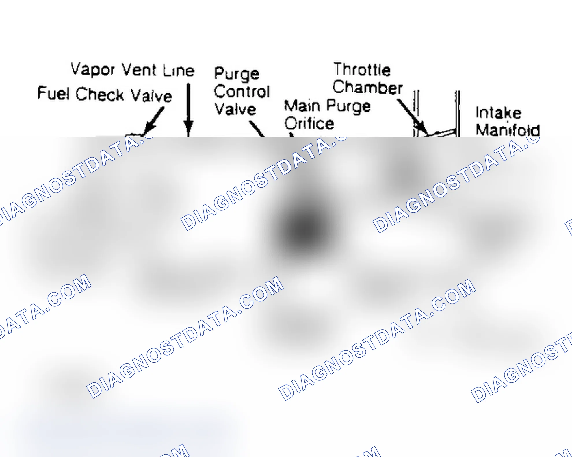 Fig. 2: Pickup With 2.4L Fuel Injected Engine Fuel Evaporation System