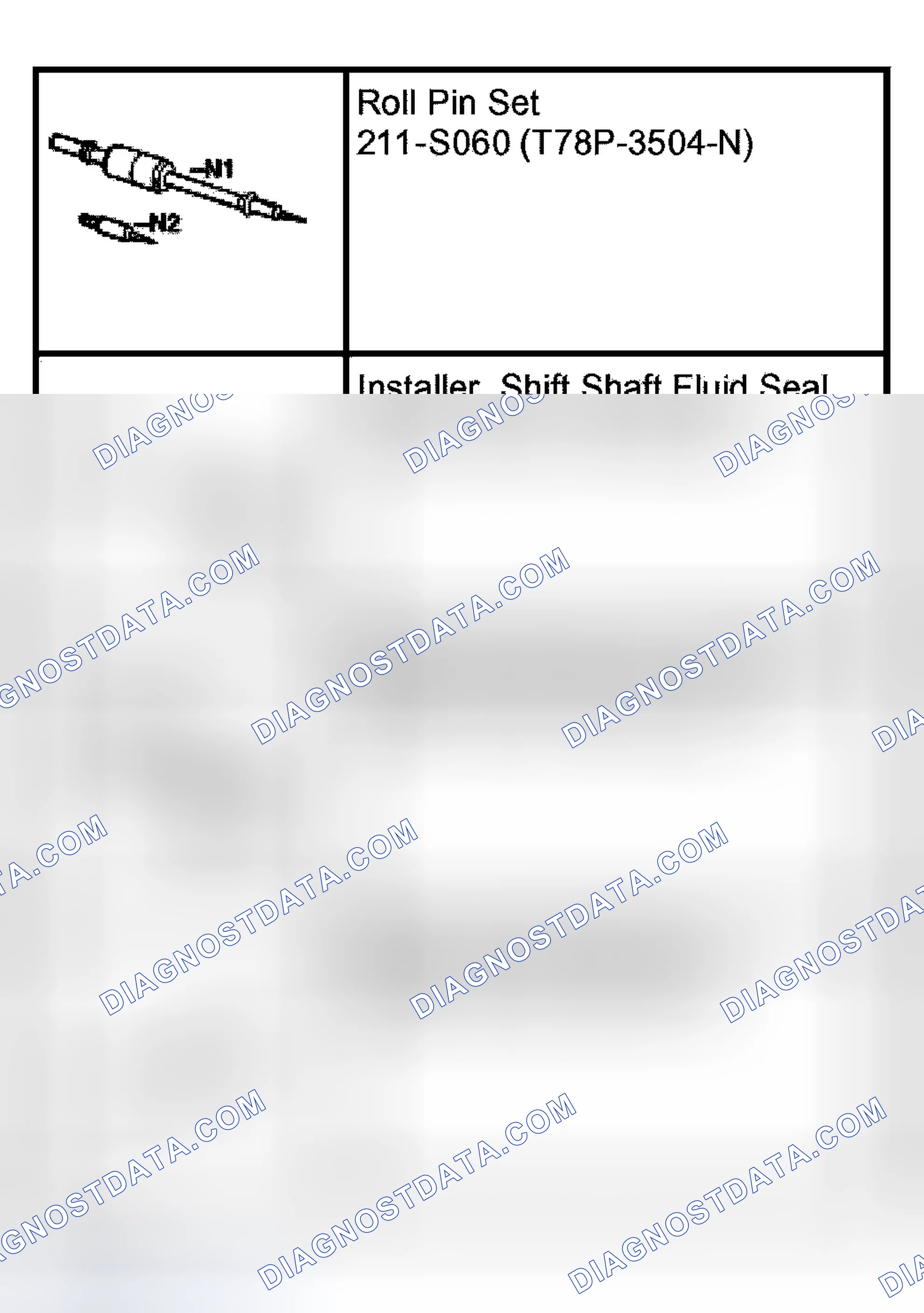 Scheme 358: MANUAL CONTROL LEVER SHAFT AND SEAL
