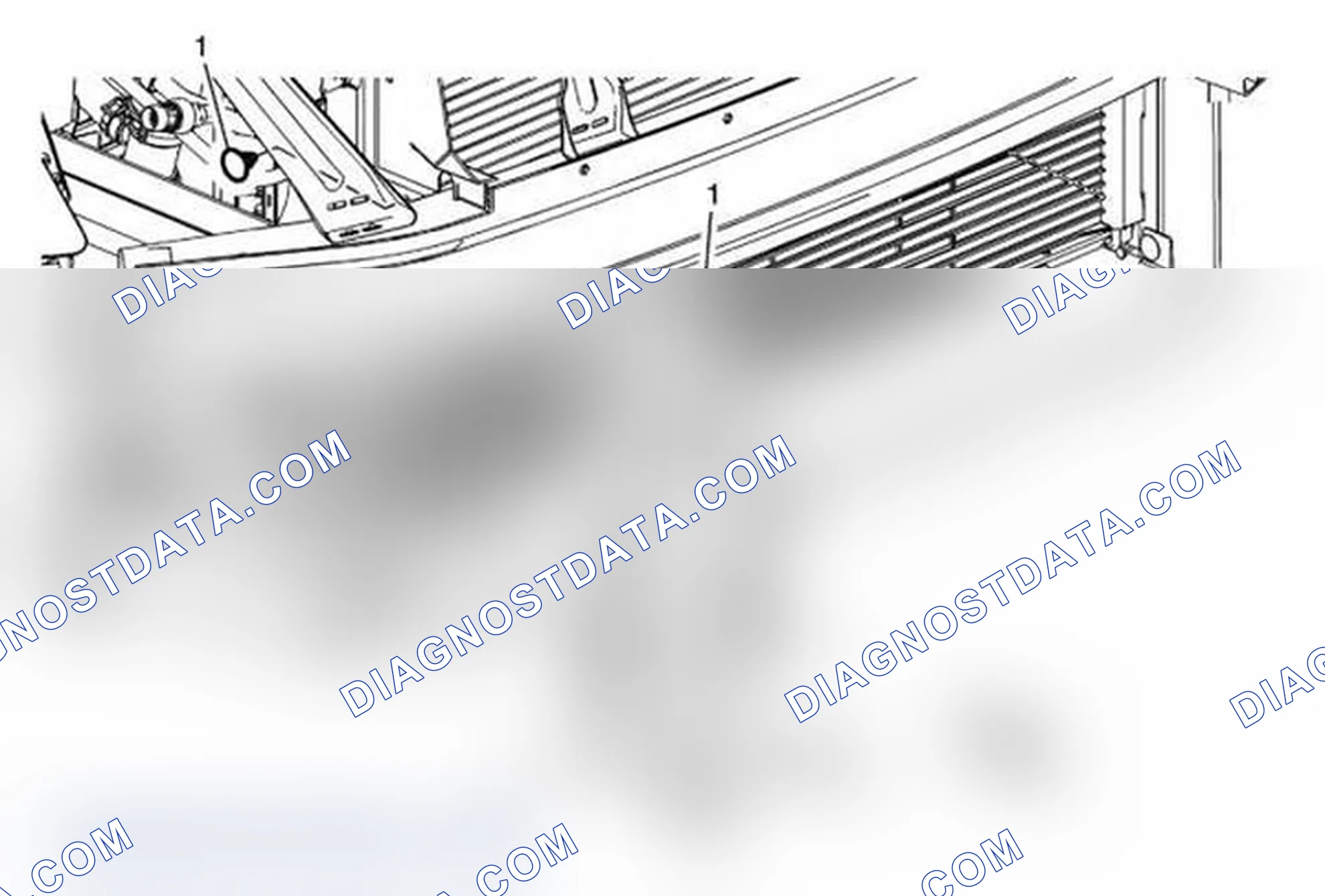 Scheme 10: Radiator Air Lower Baffle Replacement (Right)
