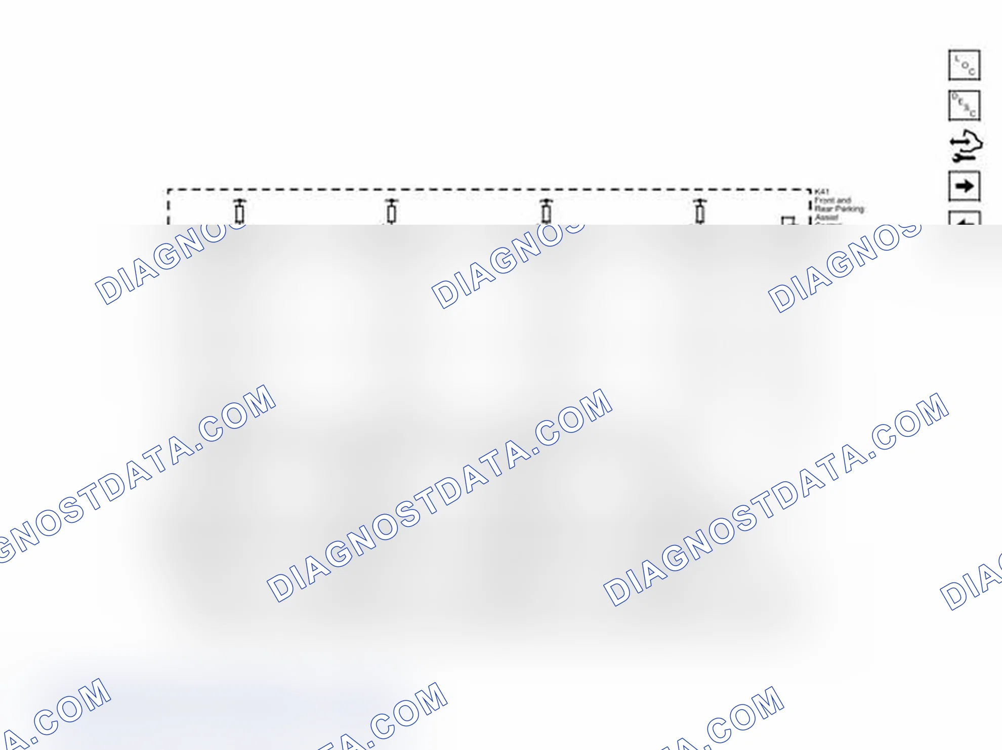 Scheme 2: Park Assist - Rear Sensors (UD7)