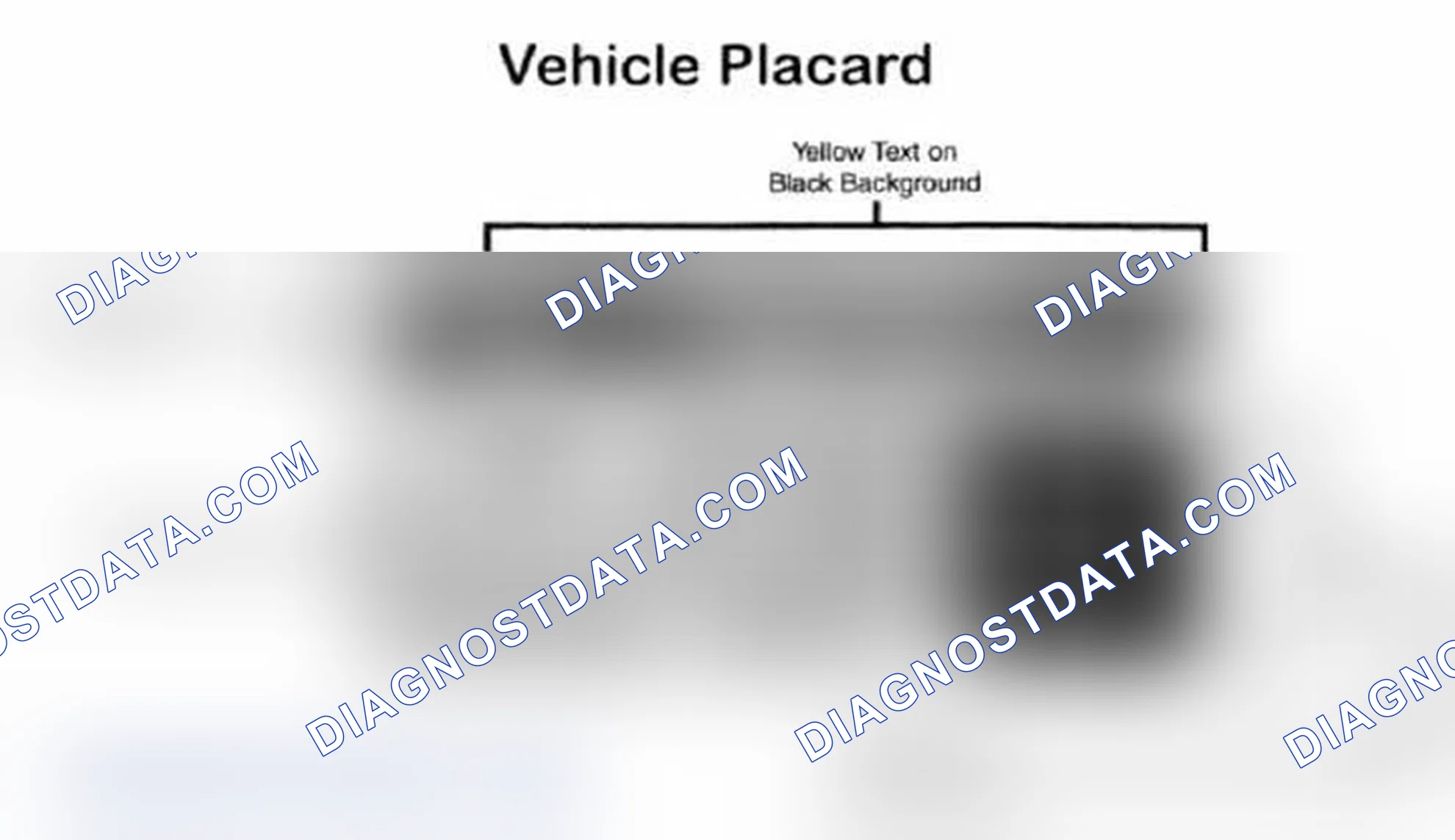 Scheme 28: Vehicle Tire Placard - Typical