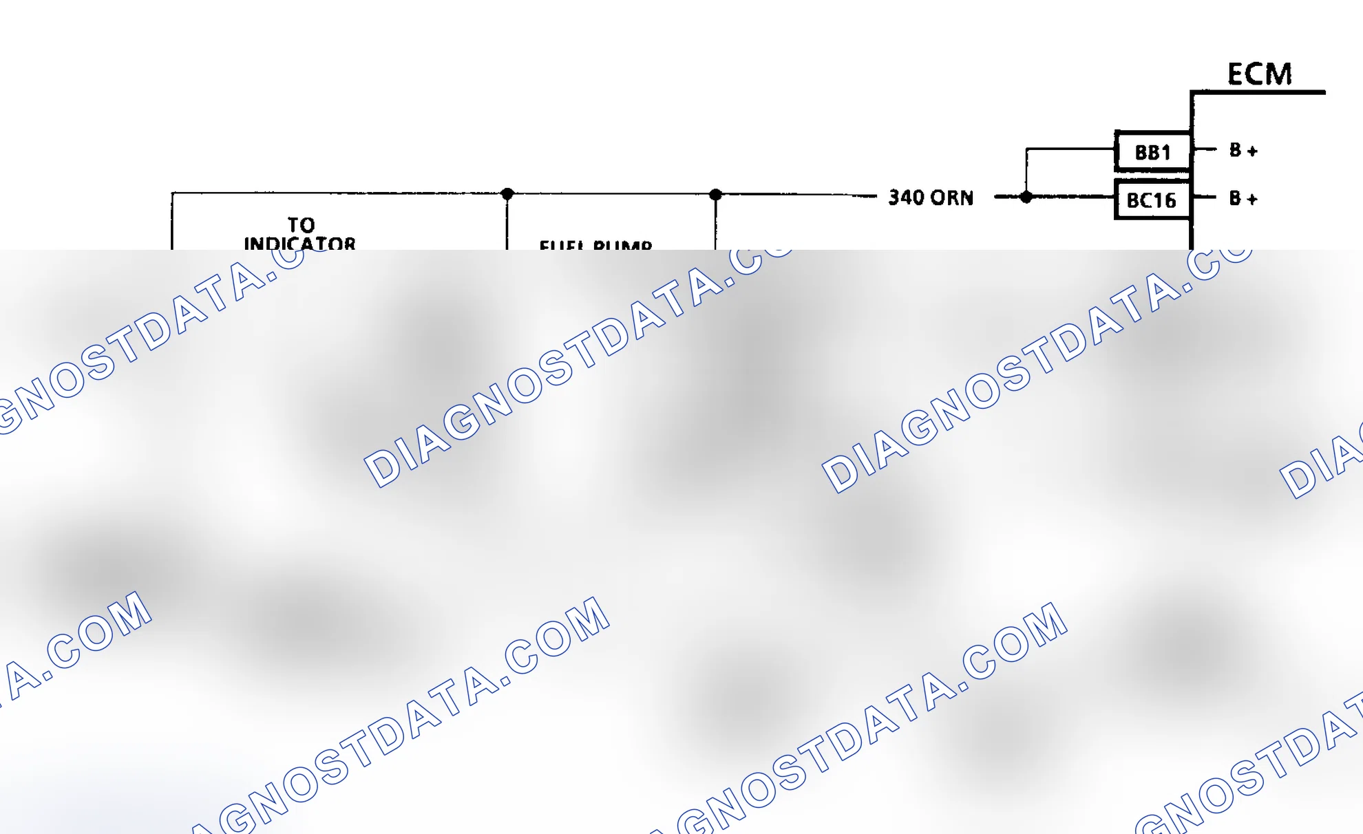 Scheme 277: Code 54, Schematic, F Body, Fuel Pump Voltage Low