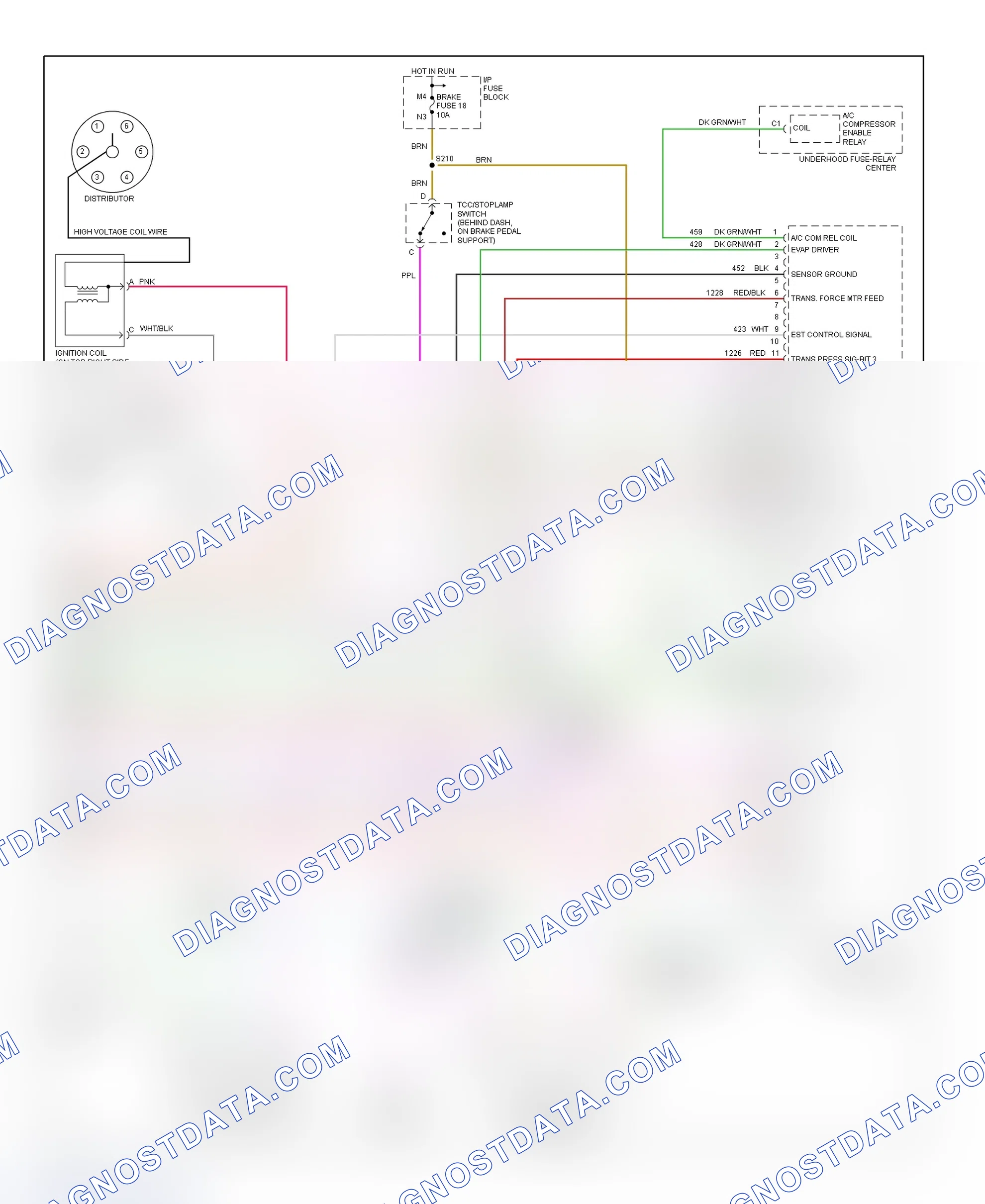 Scheme 51: PCM Wiring Diagram (Express & Savana - 4.3L - 4 Of 4)