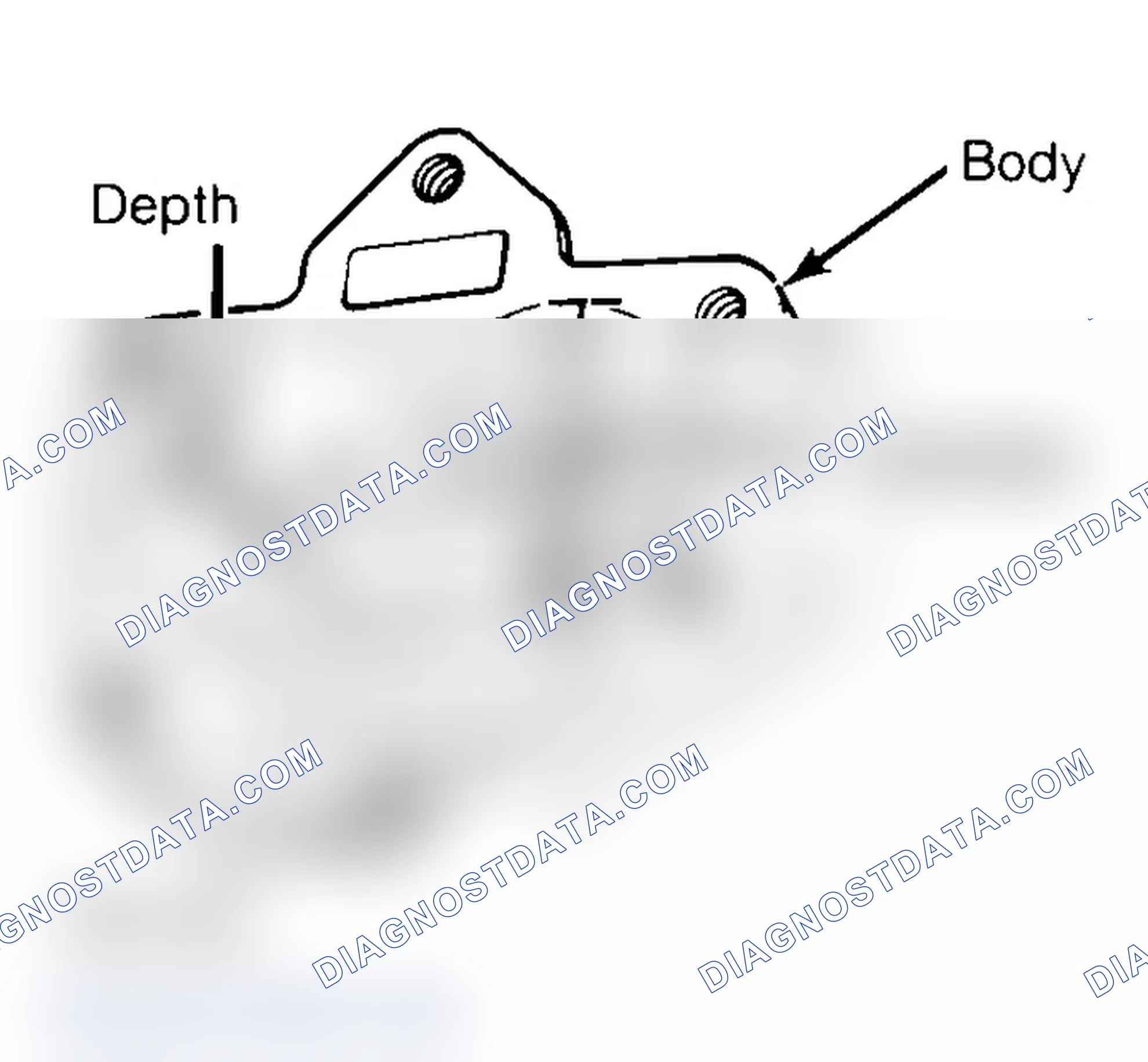 Scheme 35: Measuring Oil Pump Gear Cavity