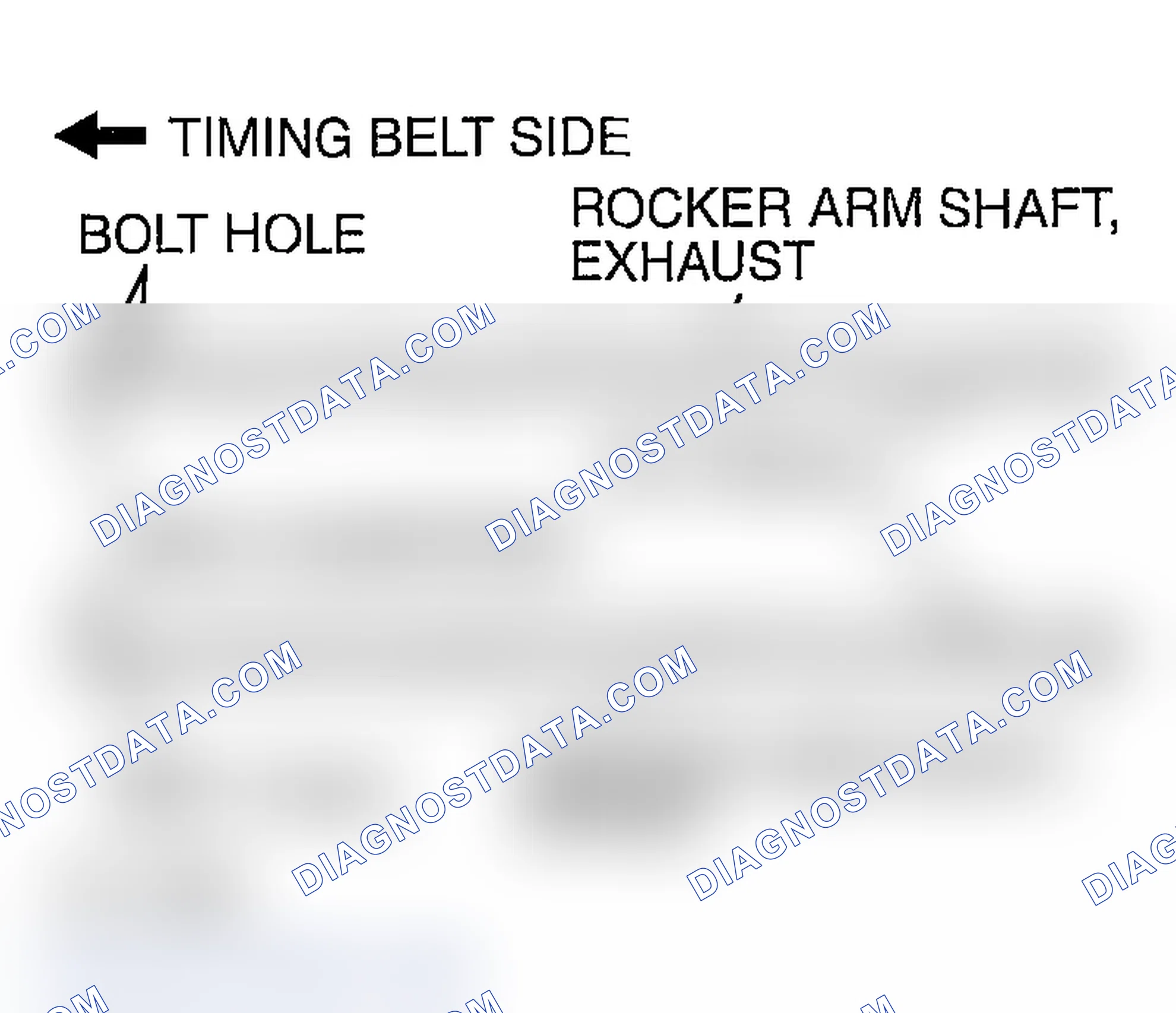 Scheme 653: >> C << ROCKER SHAFT SPRING/ROCKER ARMS AND ROCKER ARM SHAFT INSTALLATION