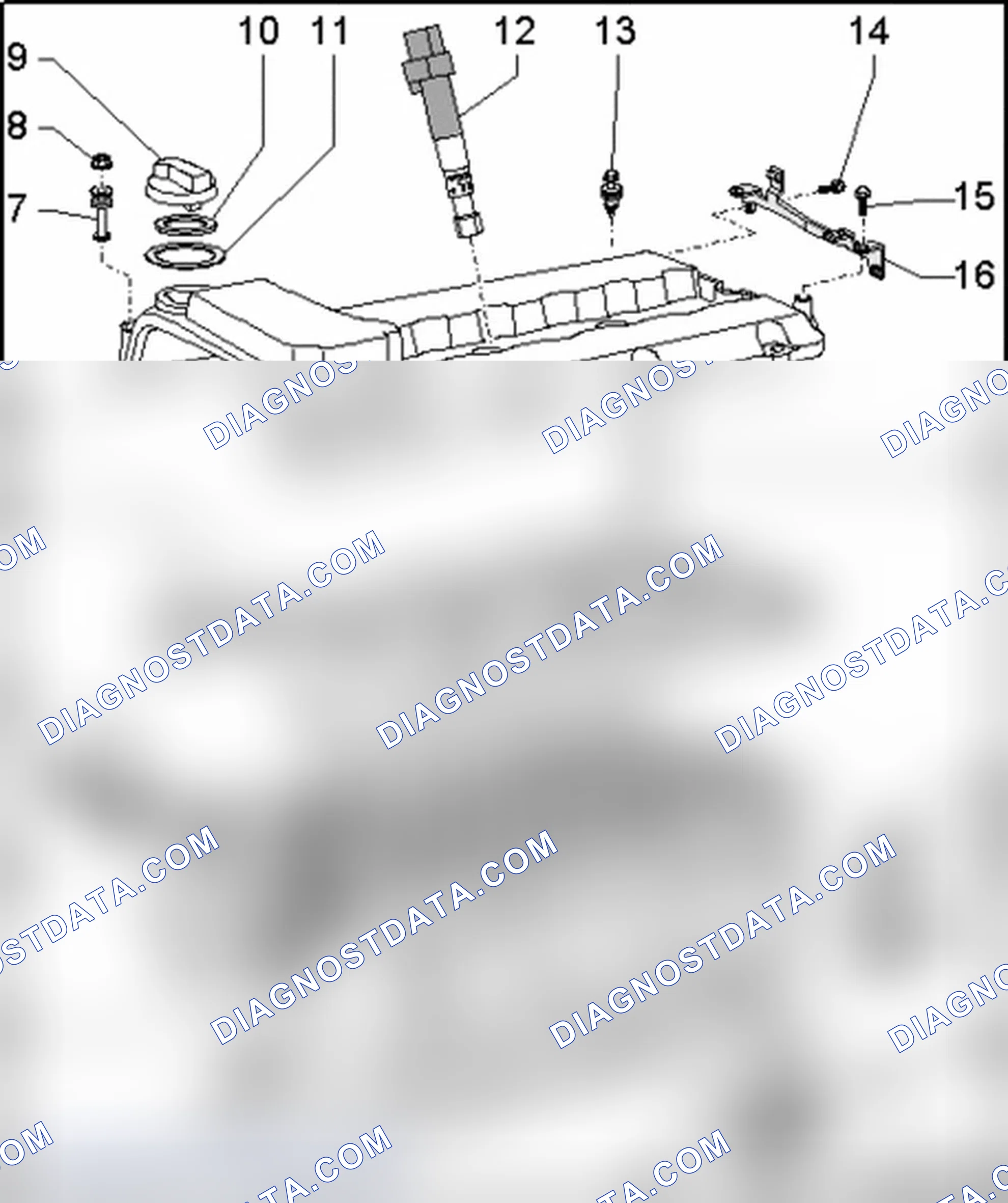 Scheme 239: Cylinder head, component overview