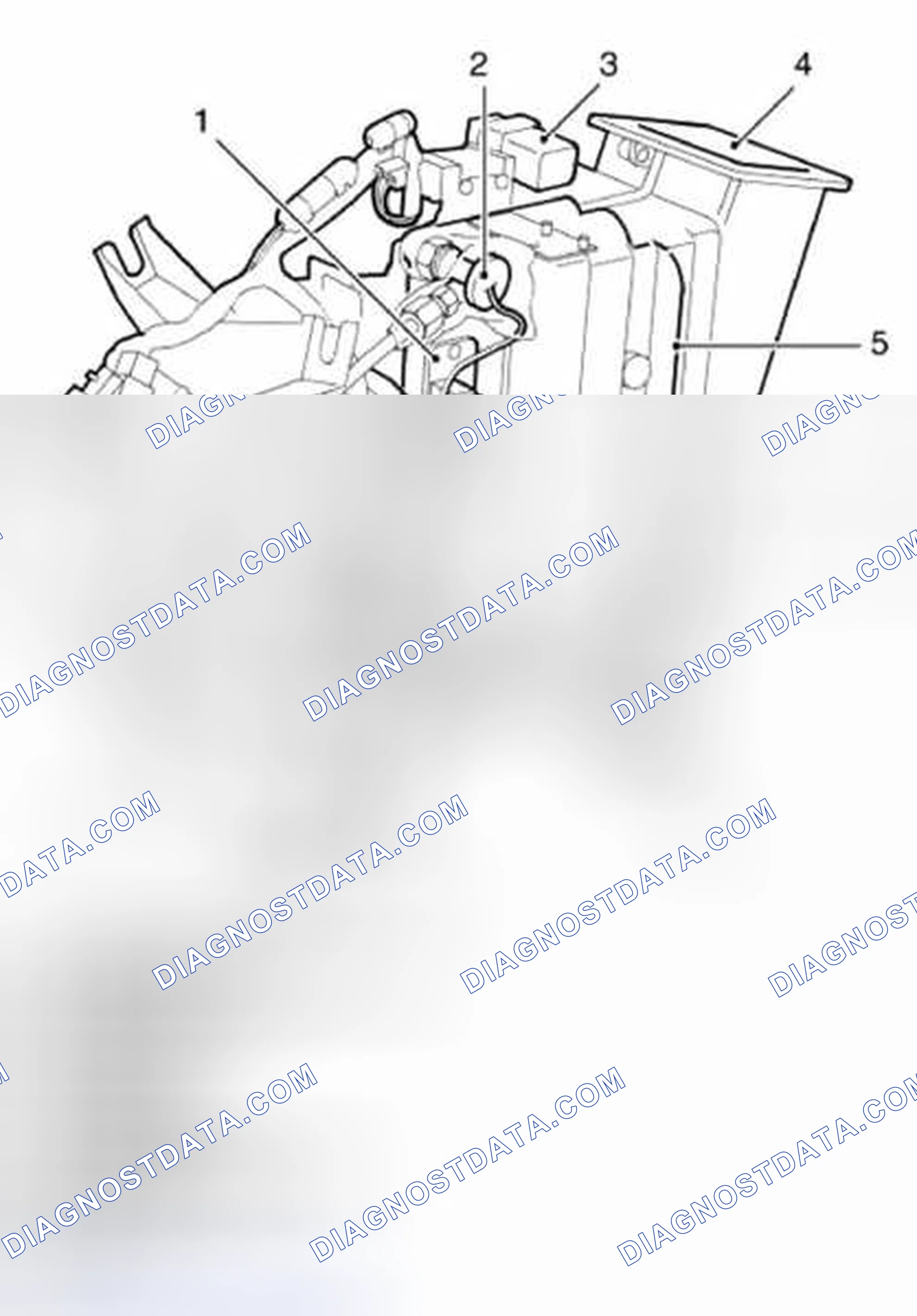 Scheme 16: Rear evaporator/blower assembly