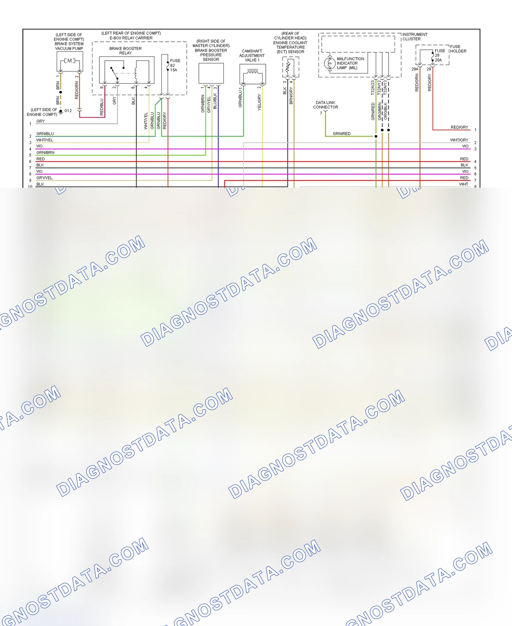 Scheme 6: Wiring Diagram (A4 1.8L - 3 Of 4)