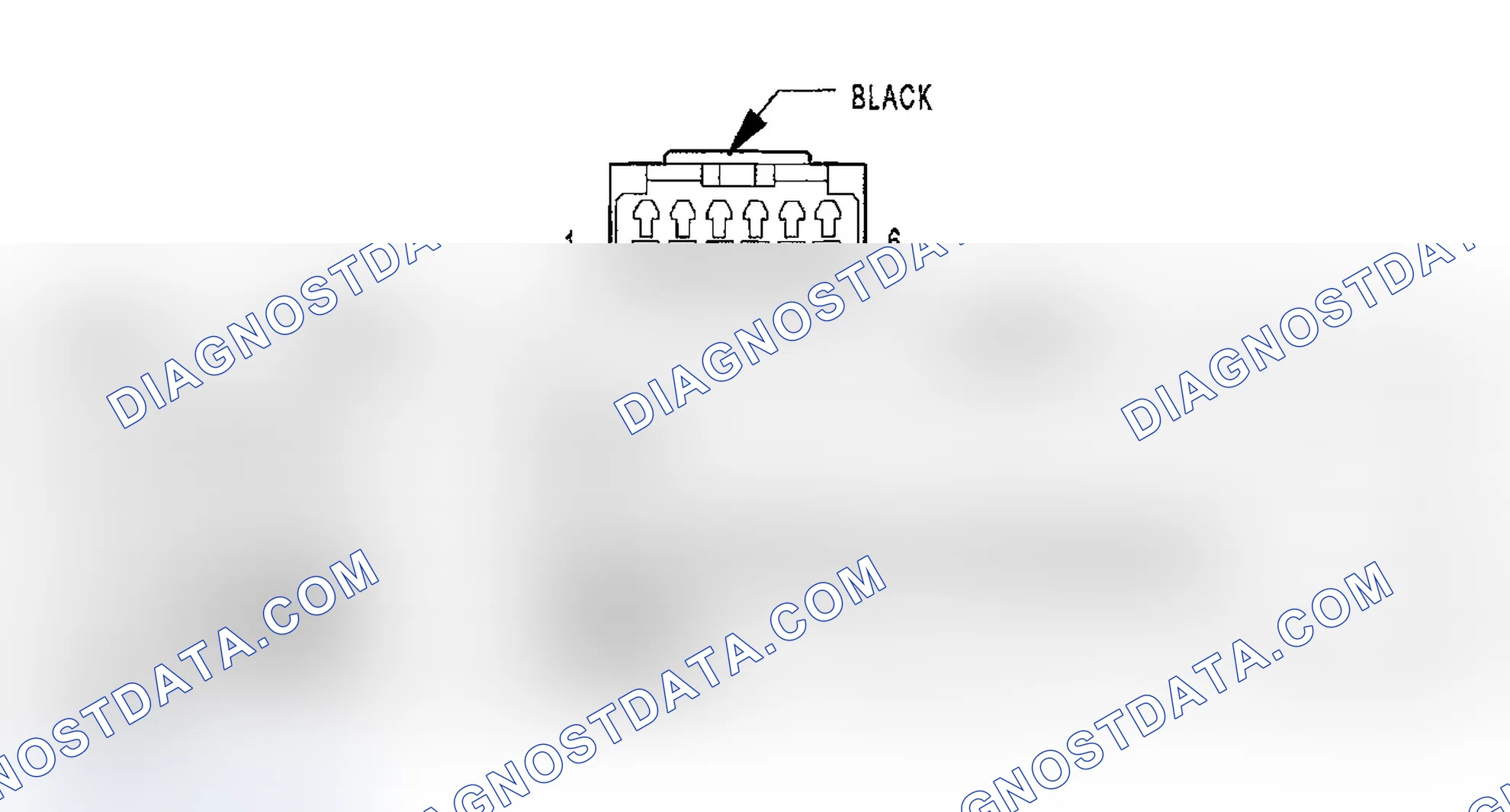 Scheme 809: SENTRY KEY IMMOBILIZER MODULE CONNECTOR END VIEW