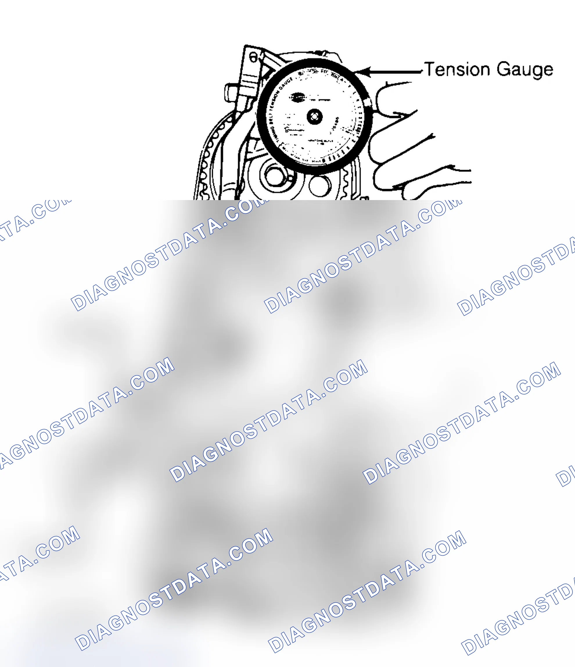 Scheme 28: Adjusting Typical Timing Belt Tension