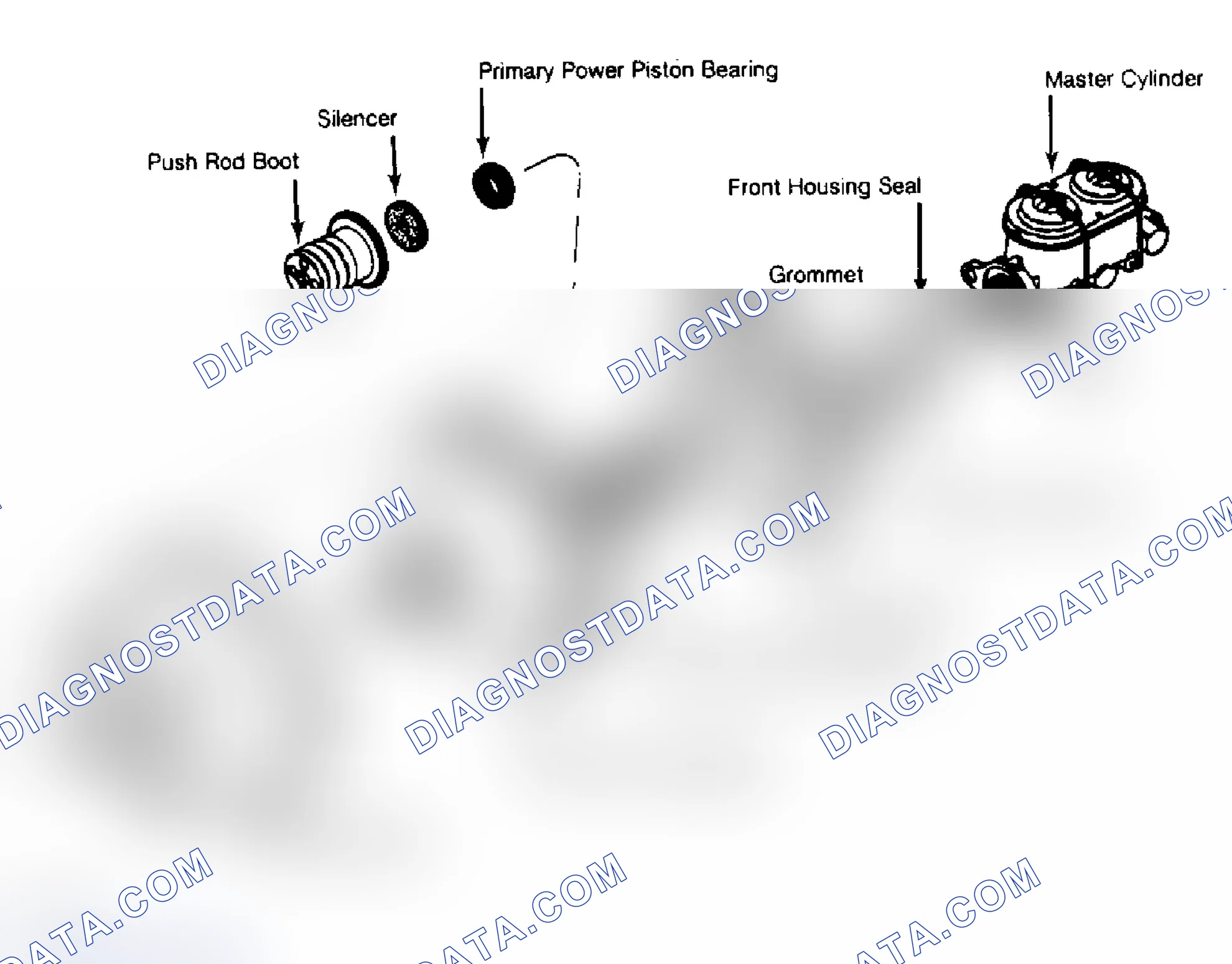 Scheme 14: Exploded View of Delco-Moraine Tandem Power Cylinder