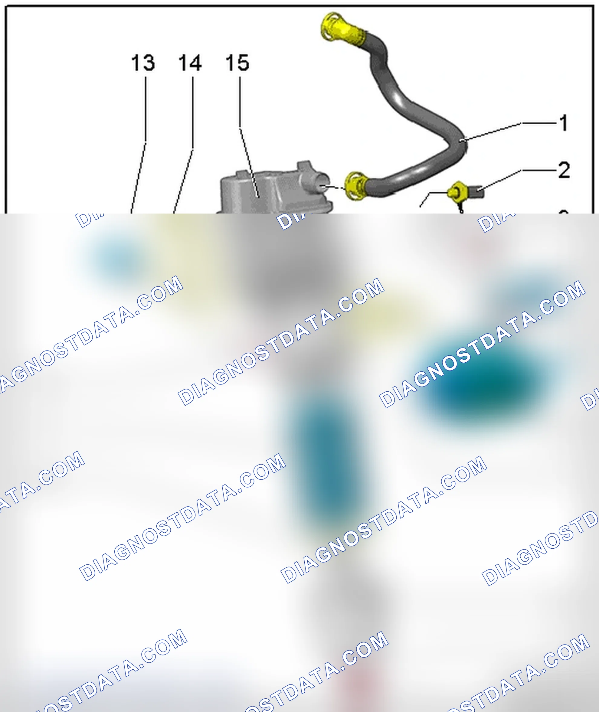 Scheme 10: OIL FILTER BRACKET AND OIL COOLER OVERVIEW