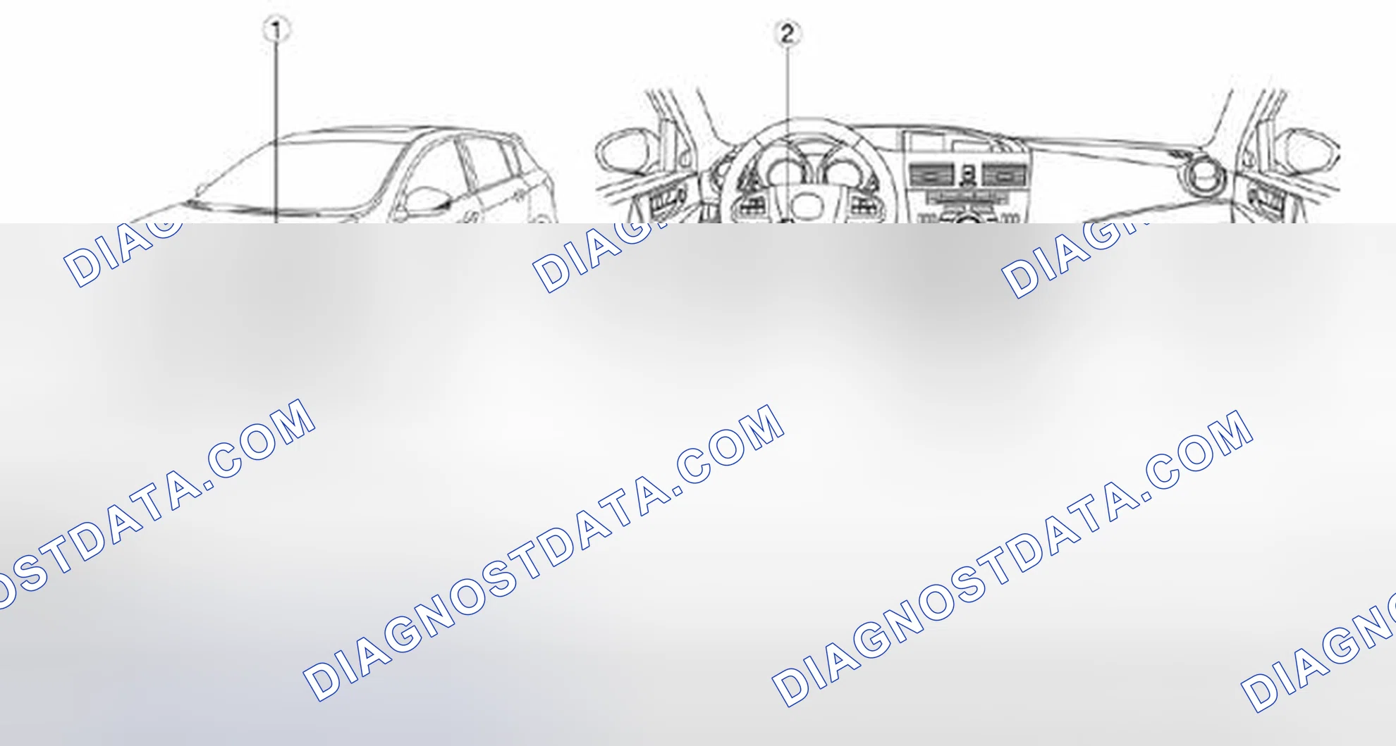 Scheme 2: Identifying Power System Components Location (Without Advanced Keyless Entry And Push Button Start System)