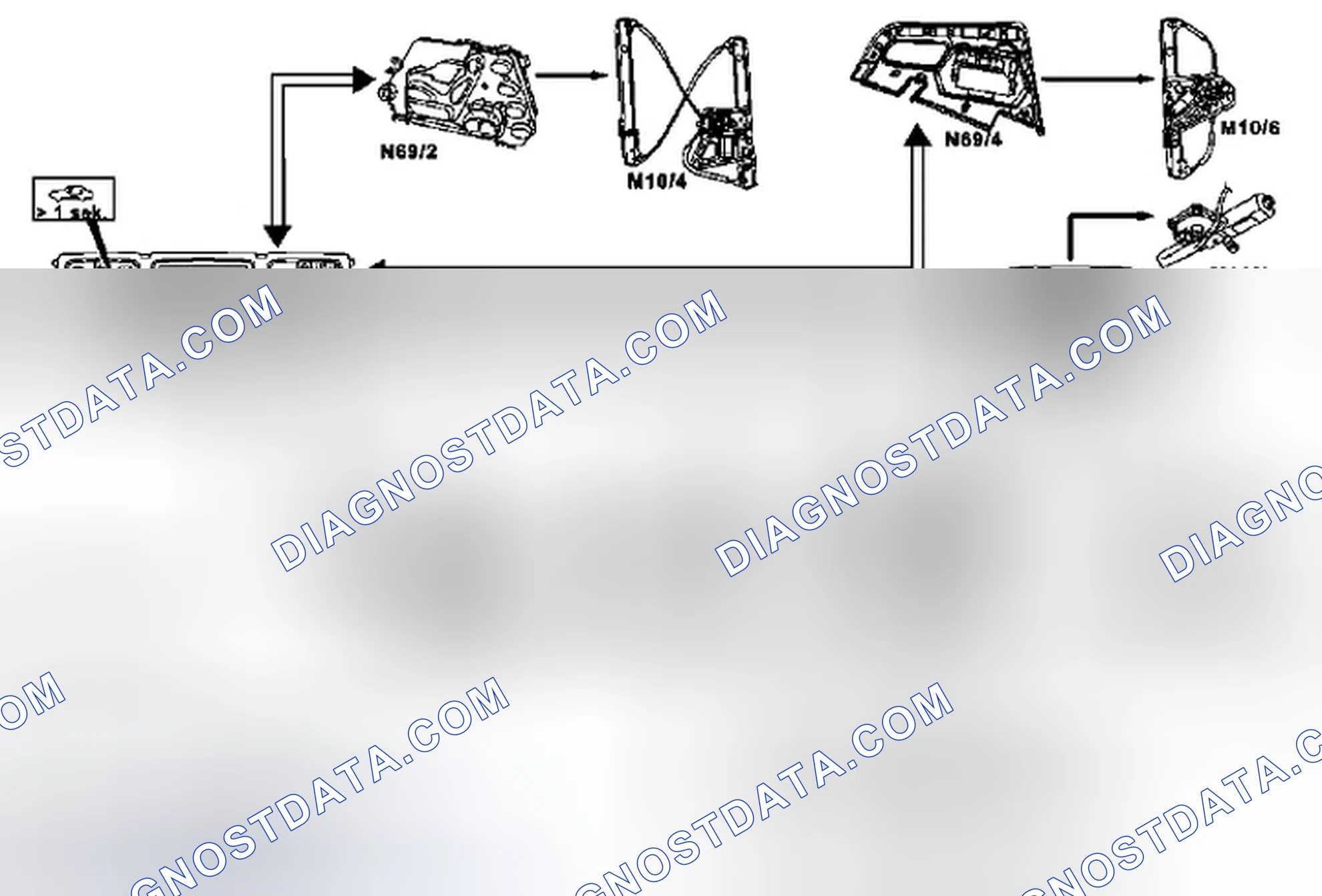 Fig. 62: Identifying Convenience Locking Interlinkage Components