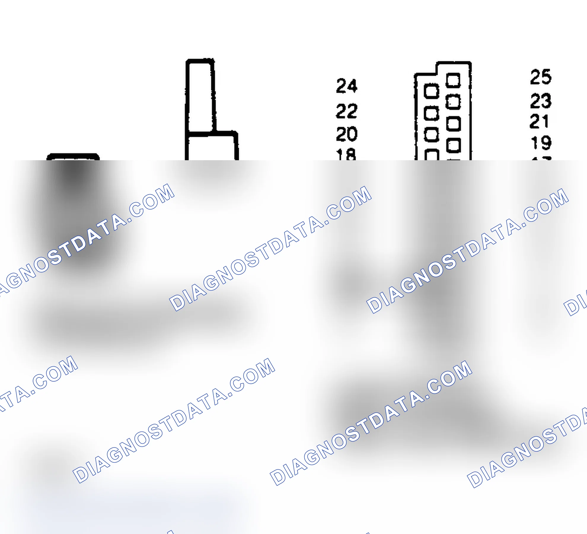 Scheme 149: Solenoid Assembly Connectors & Logic Module Blue Connector View From Wire End