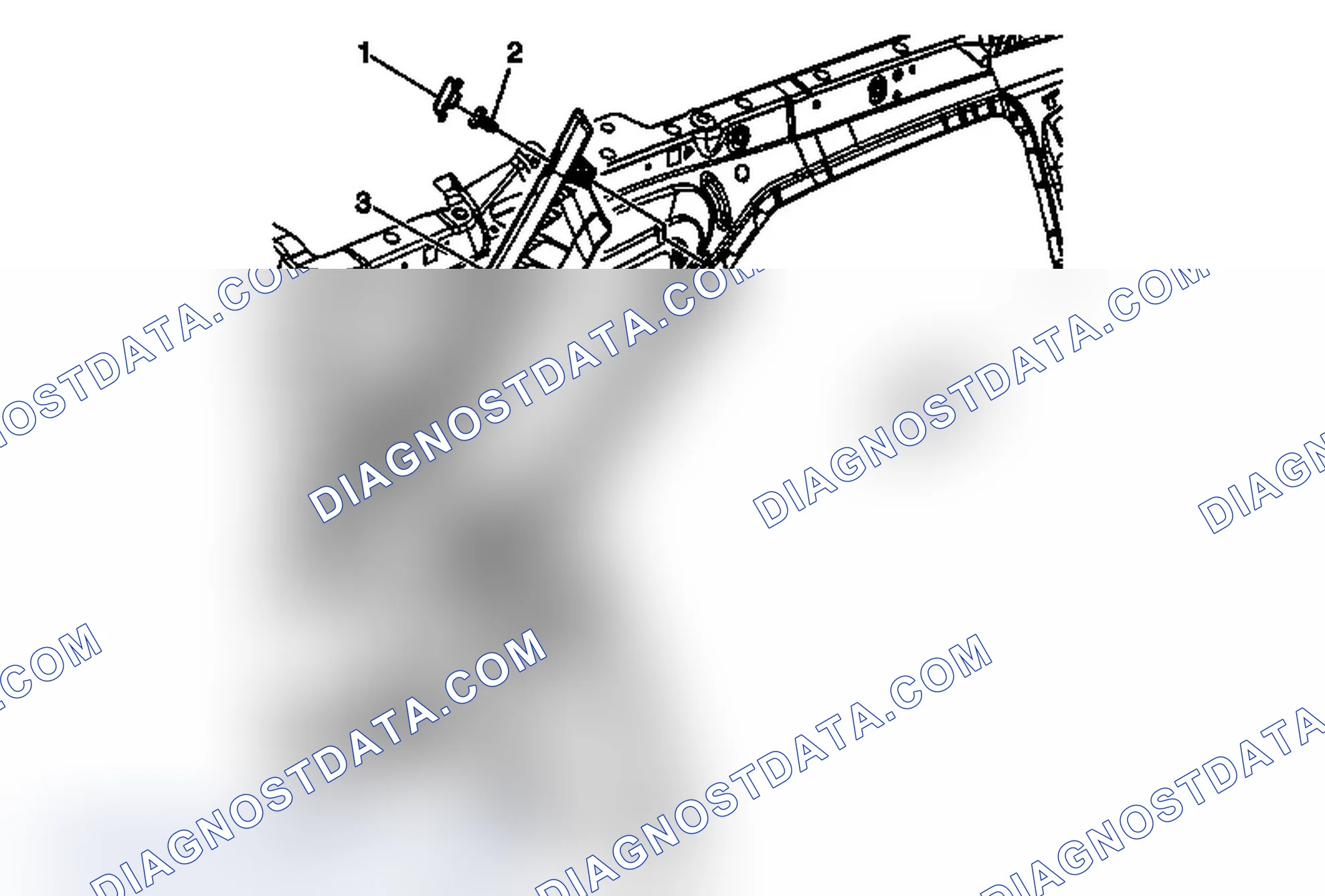 Scheme 62: Body Side Window Front Garnish Molding Replacement (Wagon)