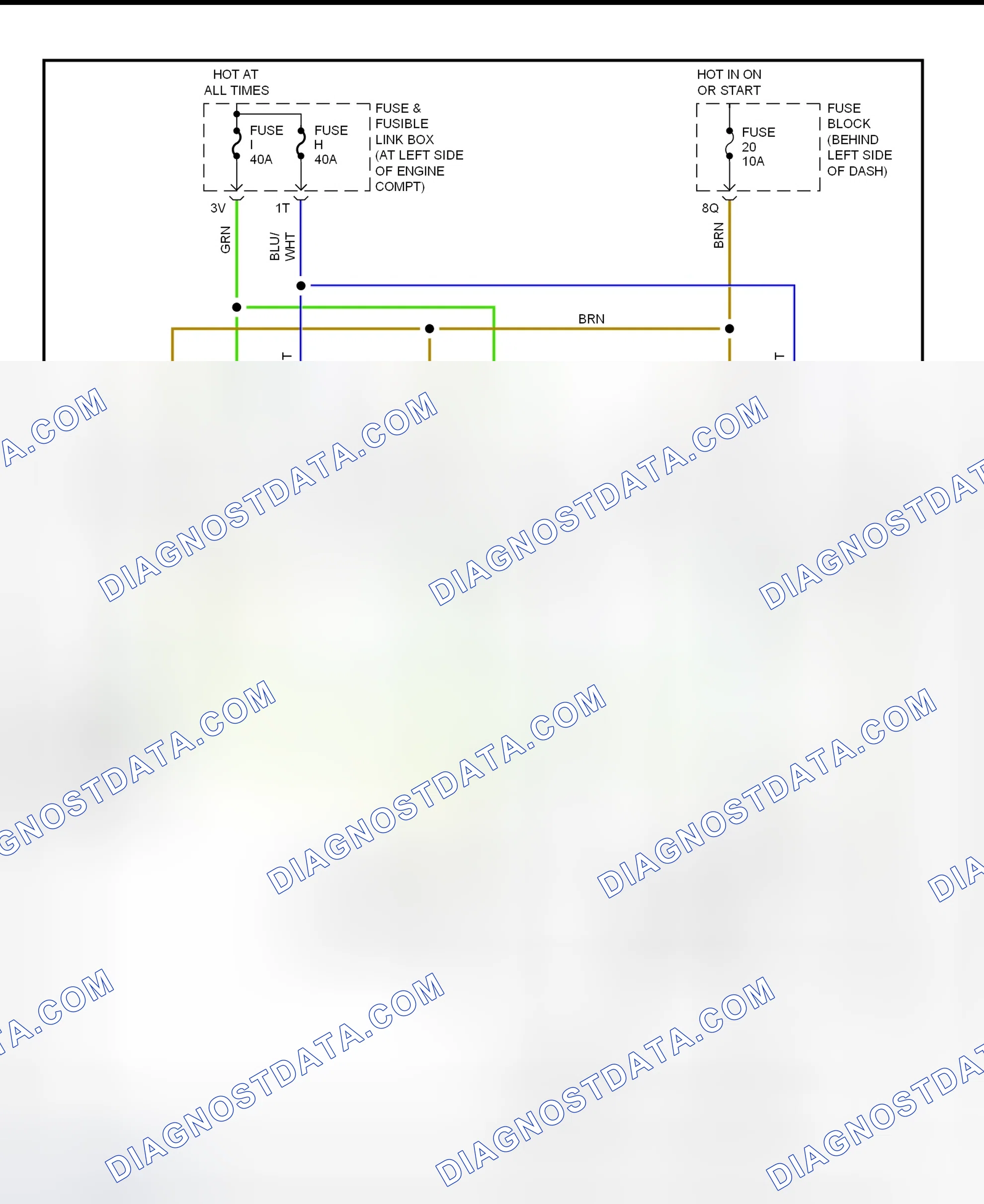 Scheme 15: Electric Cooling Fan System Wiring Diagram (2000 Sentra)