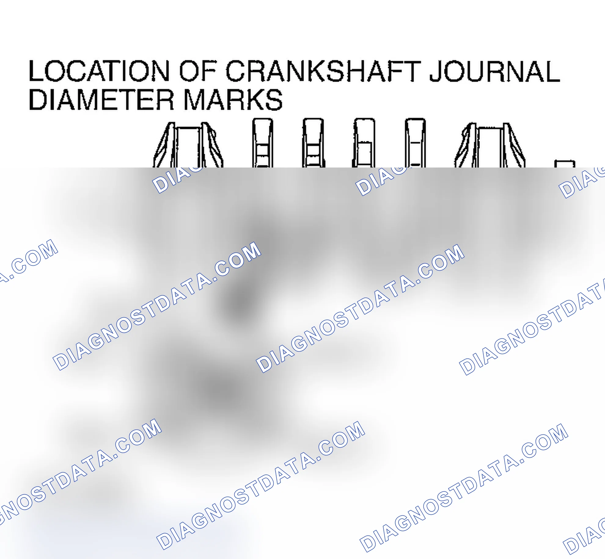 Scheme 745: >> B << CRANKSHAFT BEARING INSTALLATION