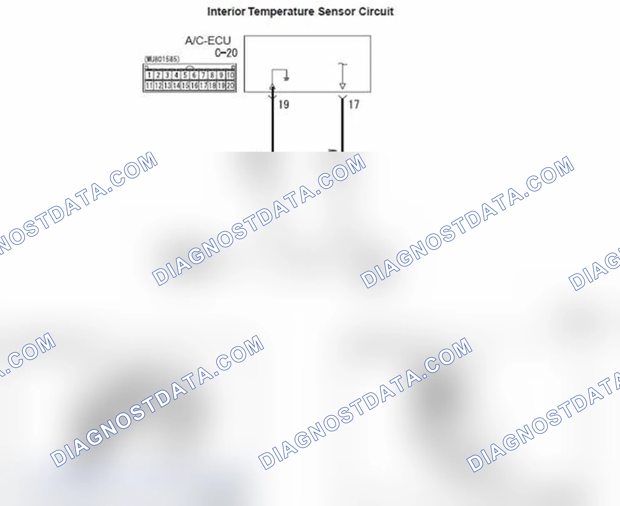 Scheme 93: DTC B10C0, B10C1: Interior Temperature Sensor System