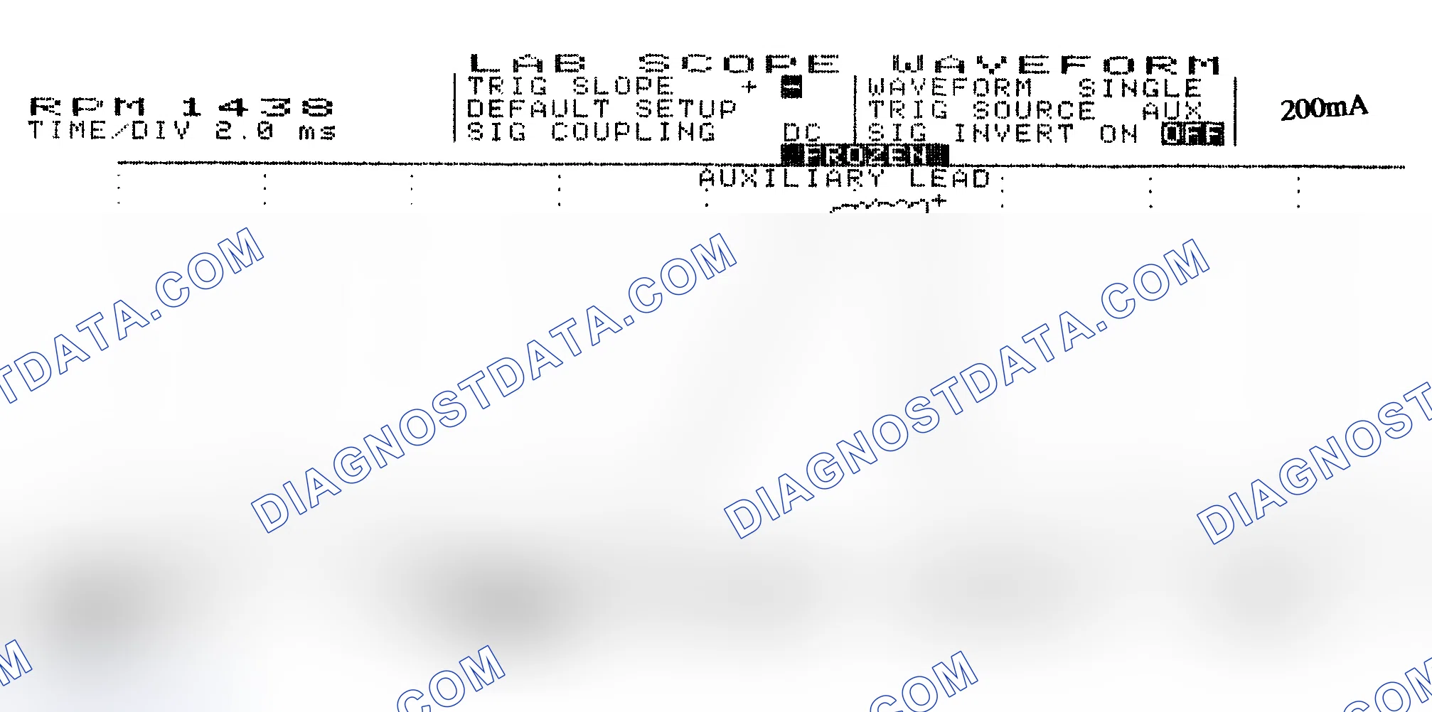 Scheme 15: Single Injector w/Normal Current Flow - Current Pattern