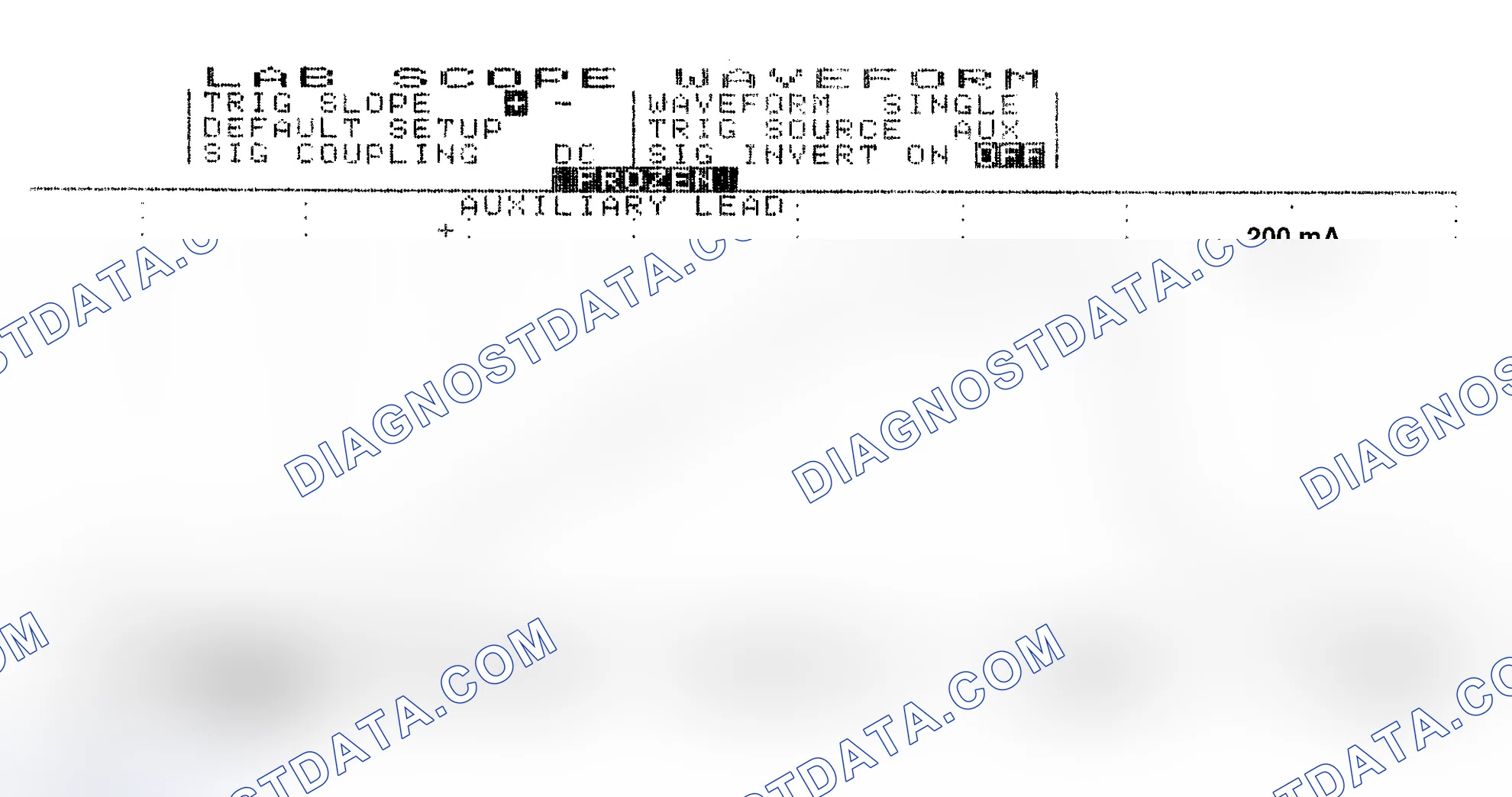 Scheme 13: Single Injector w/Normal Current Flow - Current Pattern