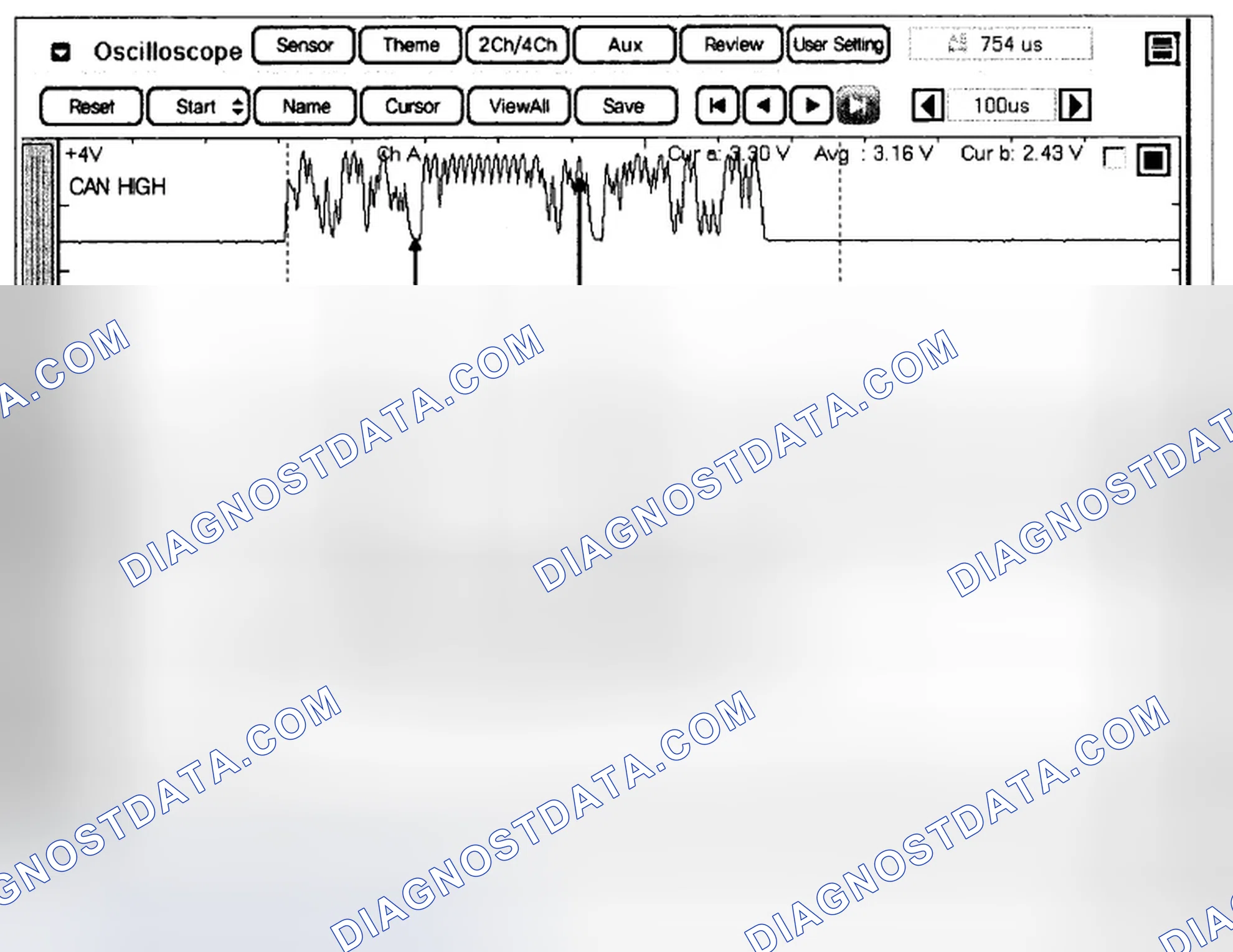 Scheme 70: Check CAN communication waveform generation