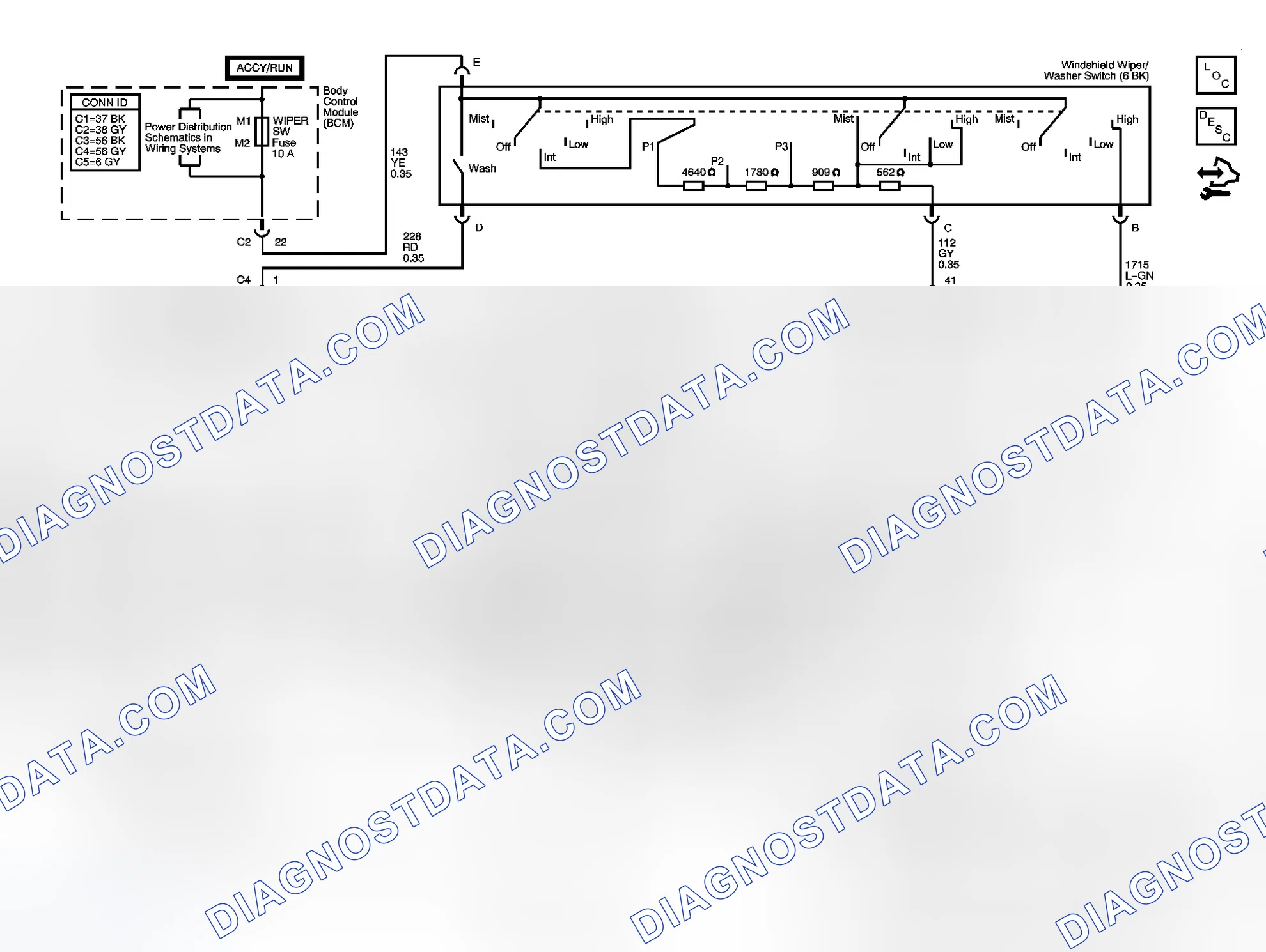 Scheme 1: Wiper/Washer System Schematics