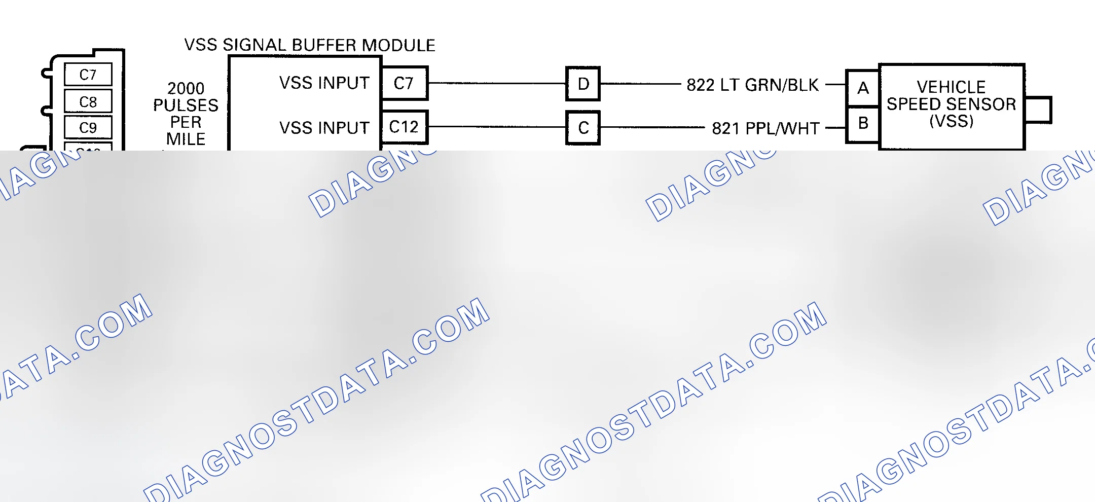 Scheme 240: Code 72 Schematic ("C", "G", "K" & "P" Series) VSS Circuit Loss Transmission Output Signal