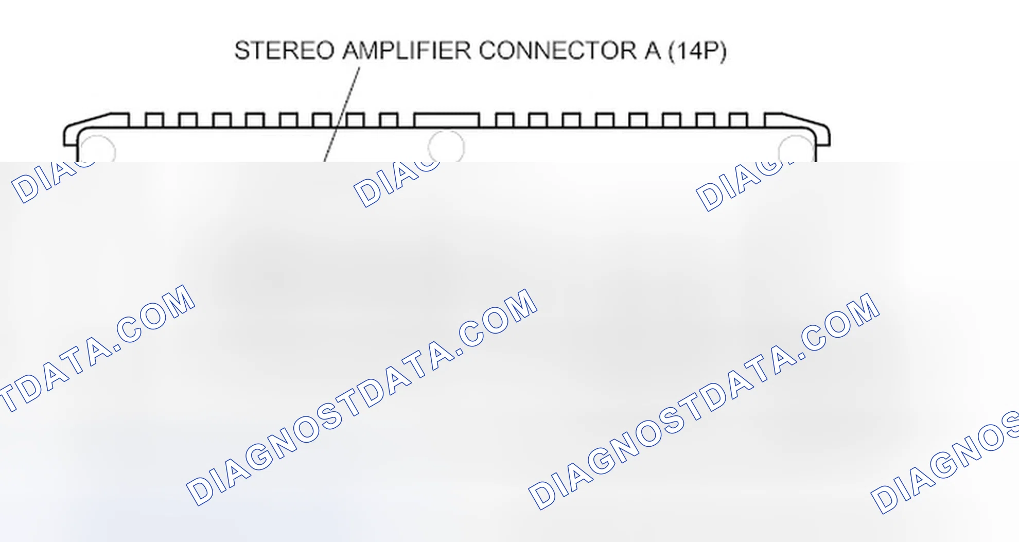 Scheme 39: Stereo Amplifier Connector Inputs and Outputs (EX and SC models)