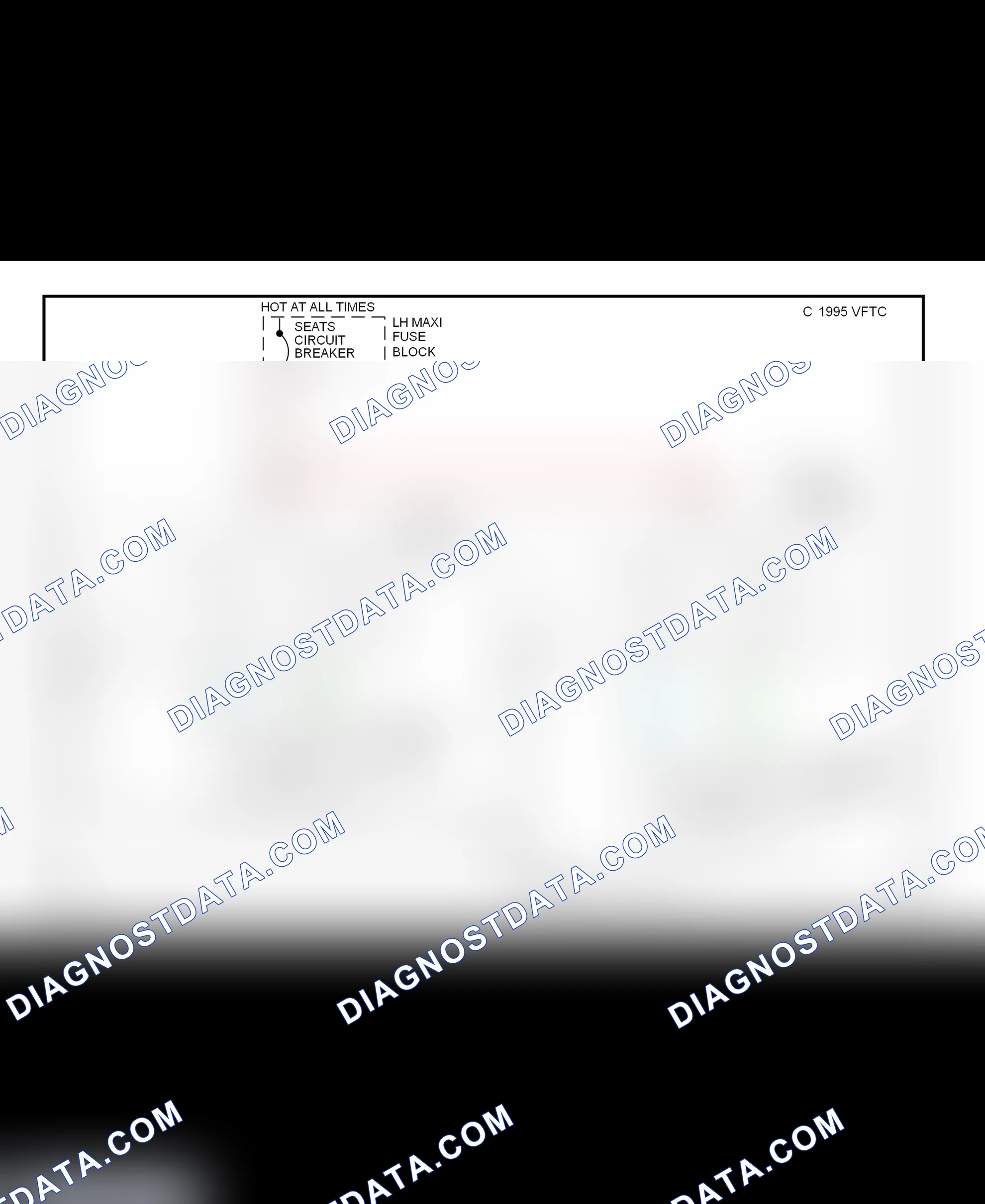 Scheme 9: Power Reclining Seats Wiring Diagram (Seville)