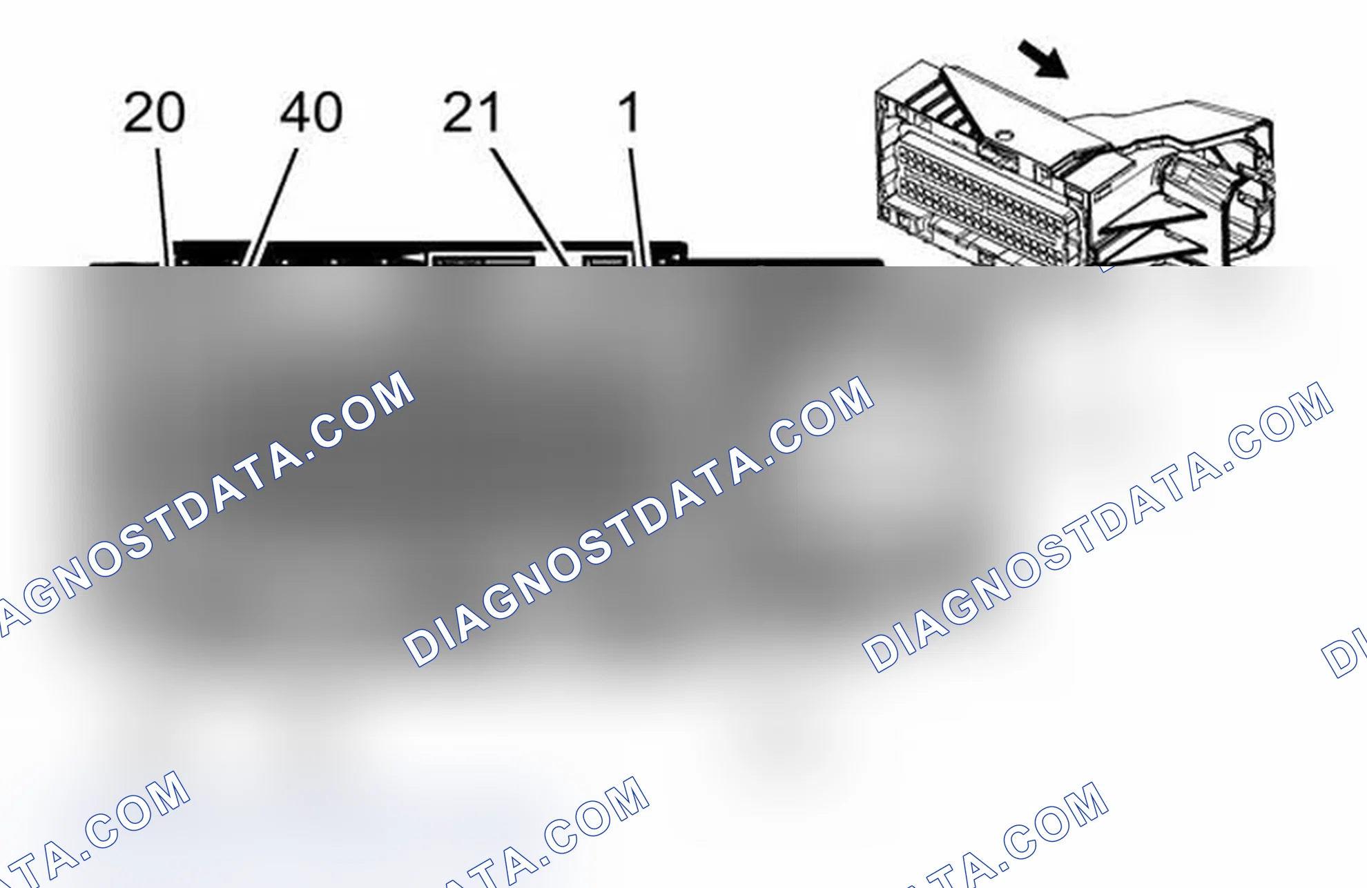 Scheme 334: Engine Control Module (ECM) X2 (except HP2)