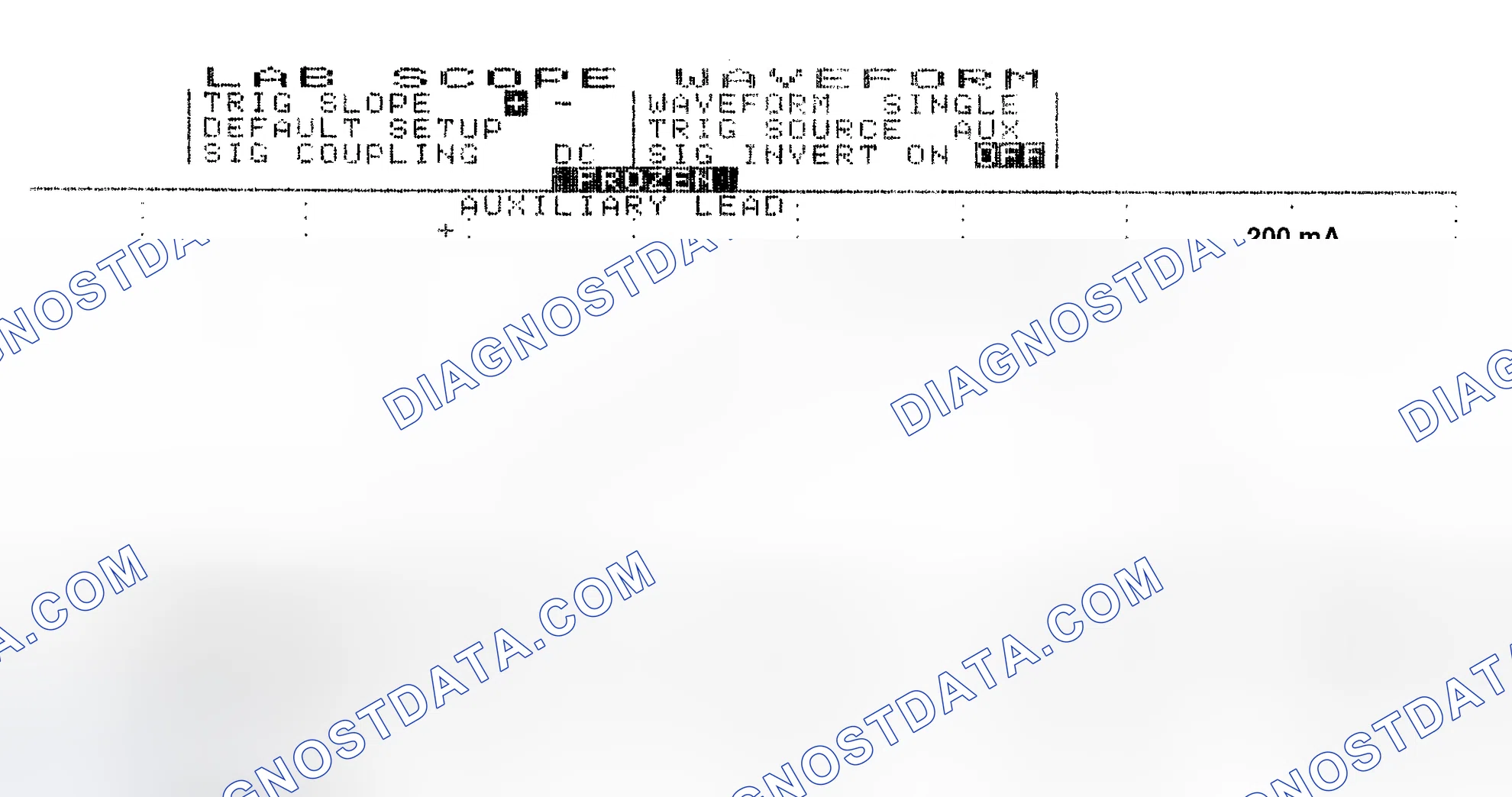Scheme 13: Single Injector w/Normal Current Flow - Current Pattern