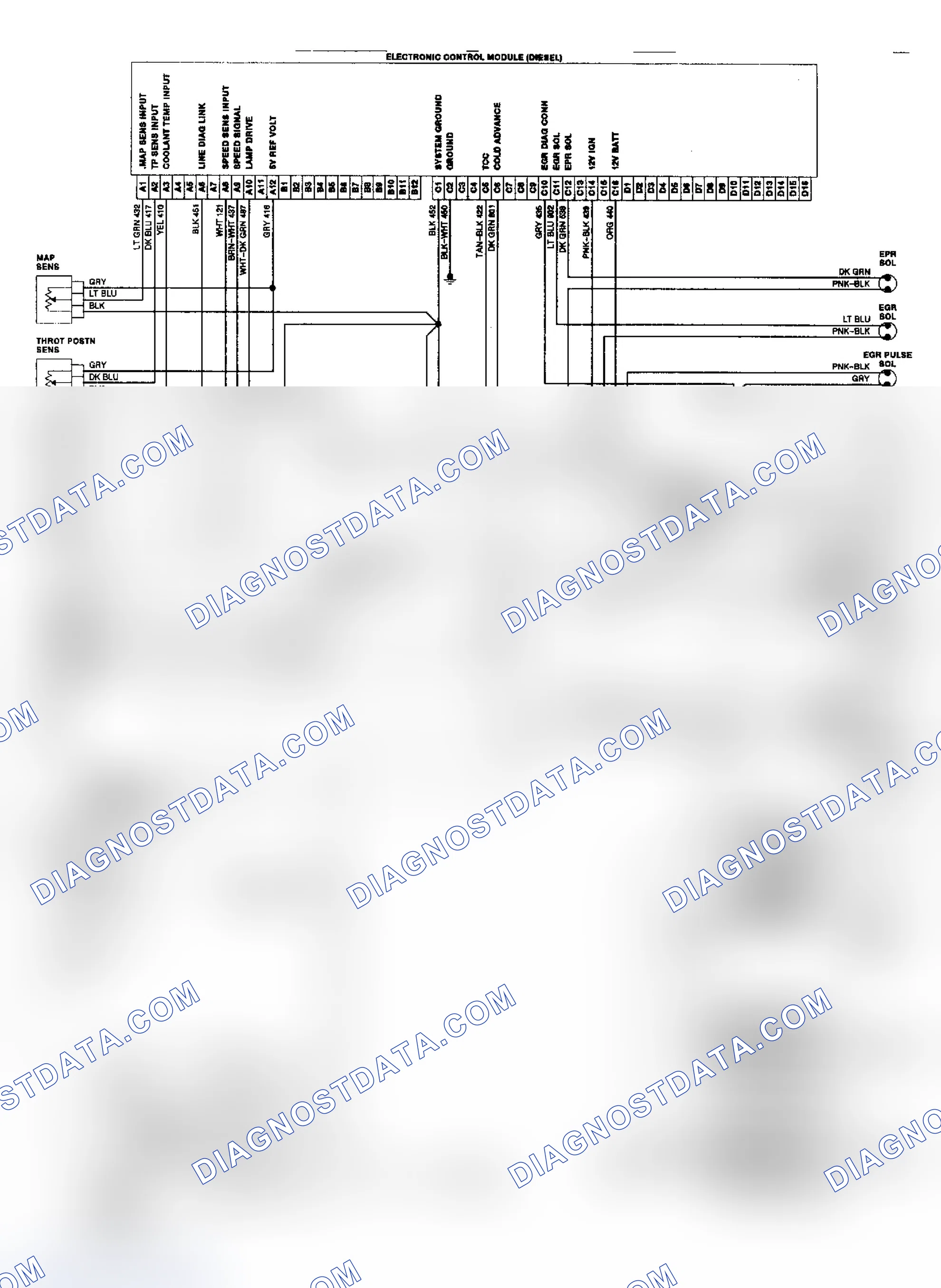 Scheme 220: 6.2L Diesel Electronic Control System Wiring Diagram ("C/K" Series)
